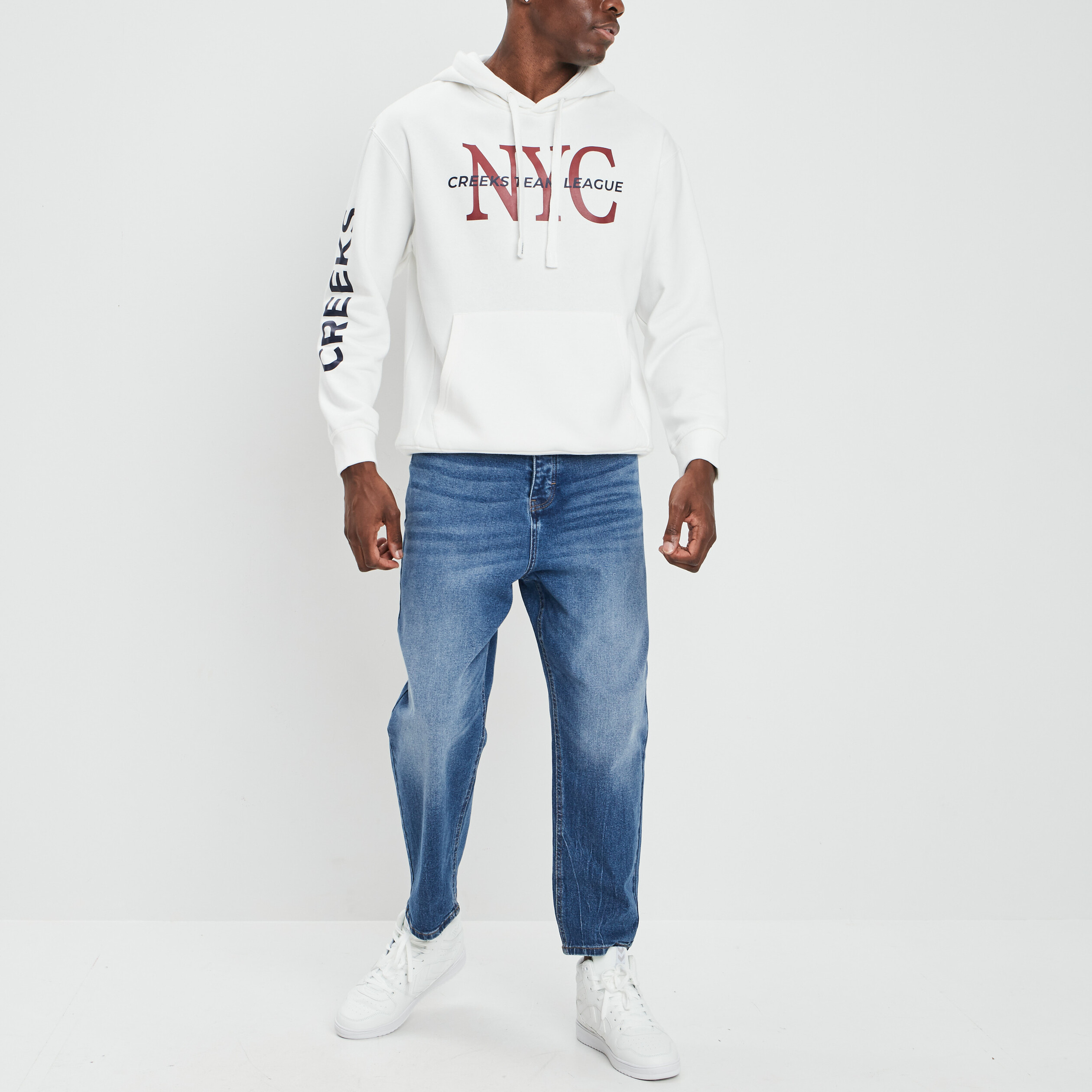 Sweat à Capuche JJ REBEL Pour Homme - Mixte Coton/Polyester - Style Danois
