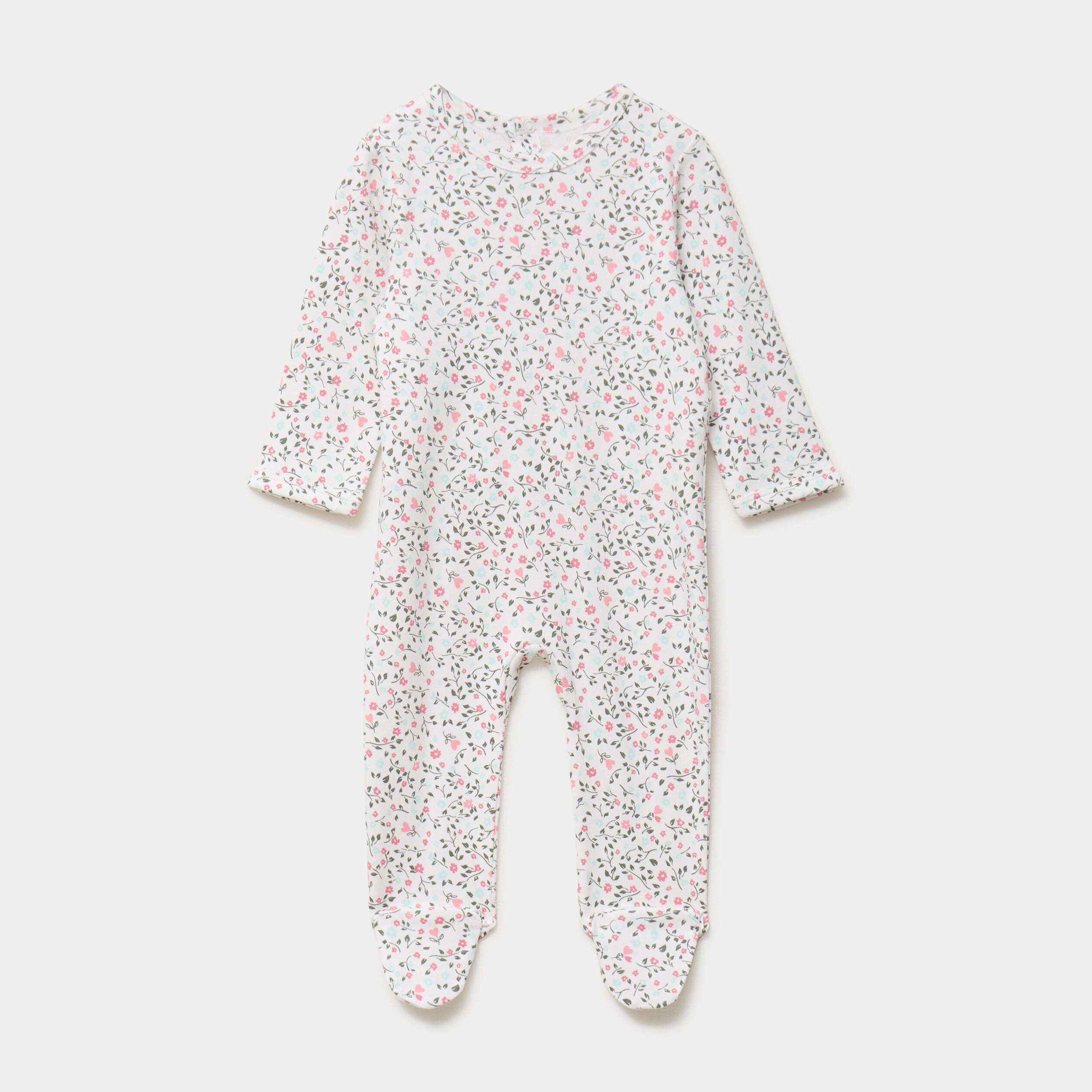 Dors-bien coton avec manches longues beige b&eacute;b&eacute;