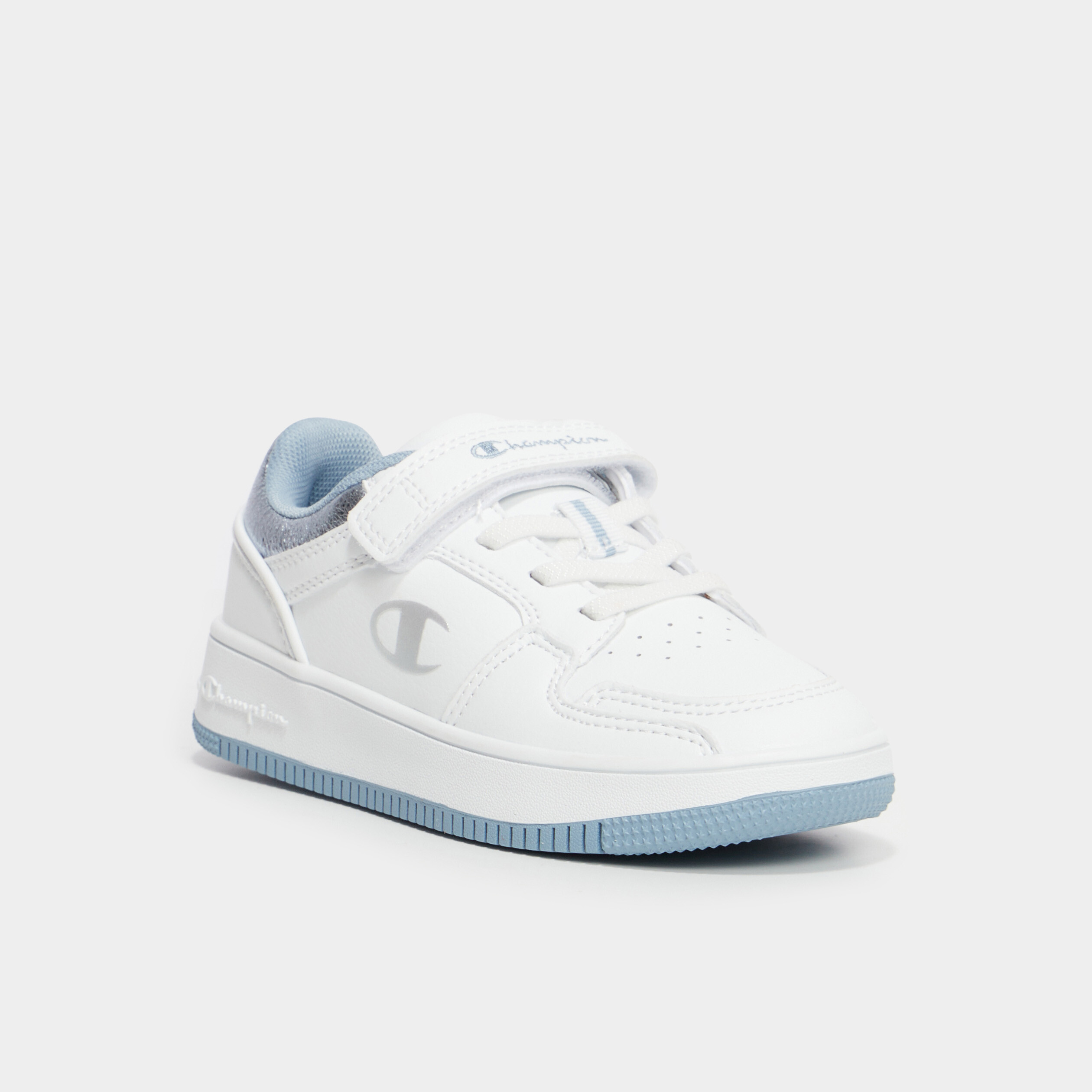 Tennis basses scratchs Champion Rebound bleu fille La Halle