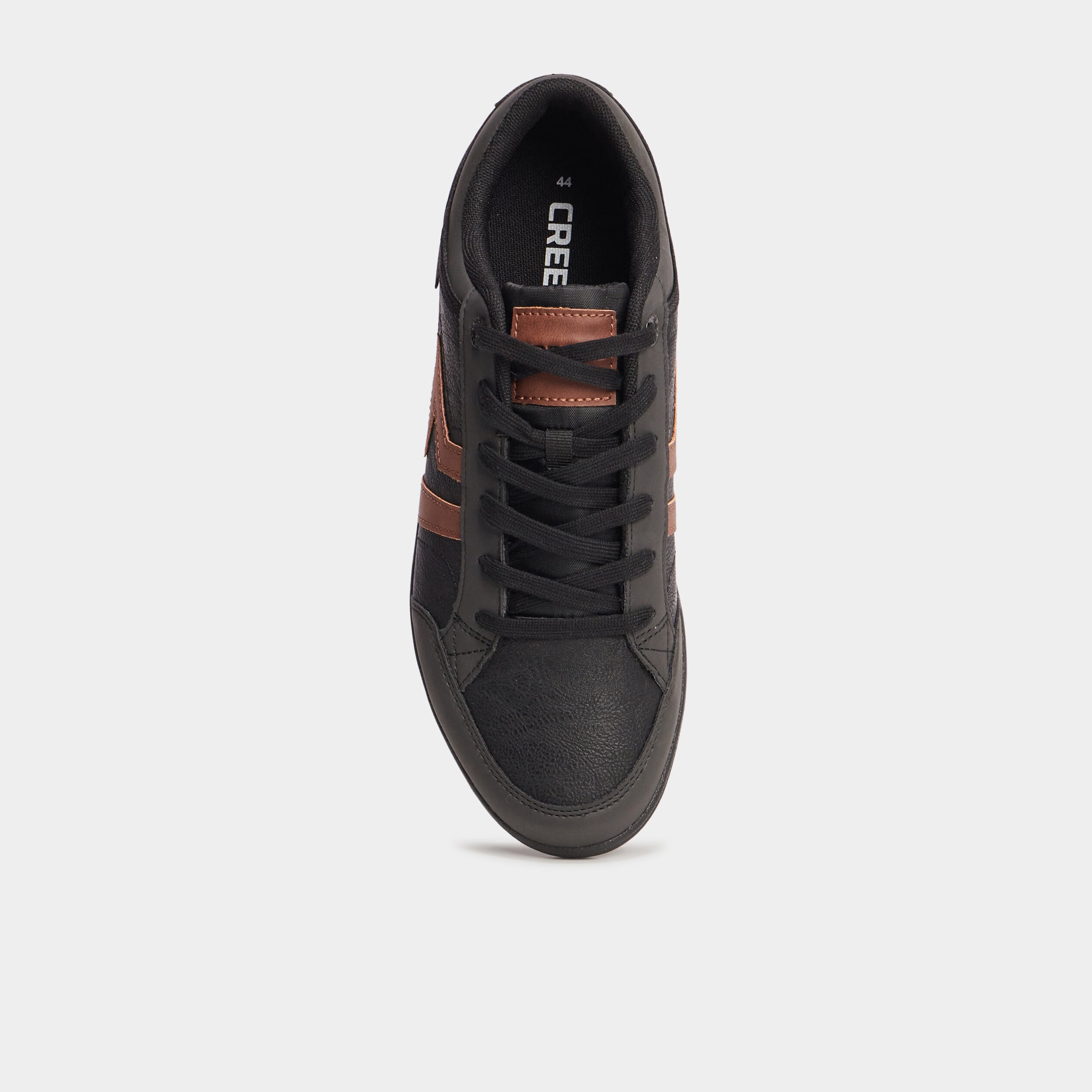 Tennis basses &agrave; lacets noir homme