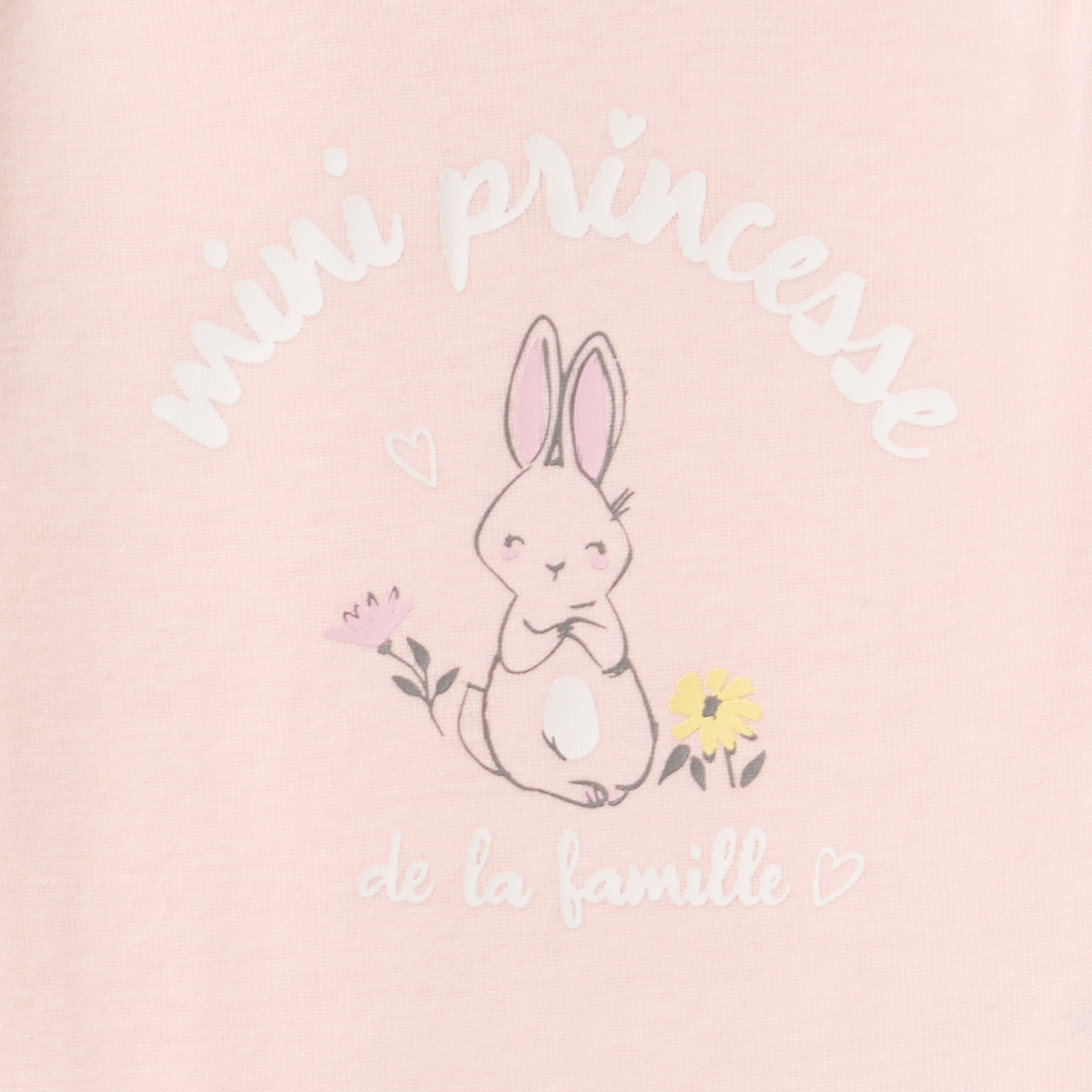 Lot 3 bodies US coton manches longues rose clair b&eacute;b&eacute;