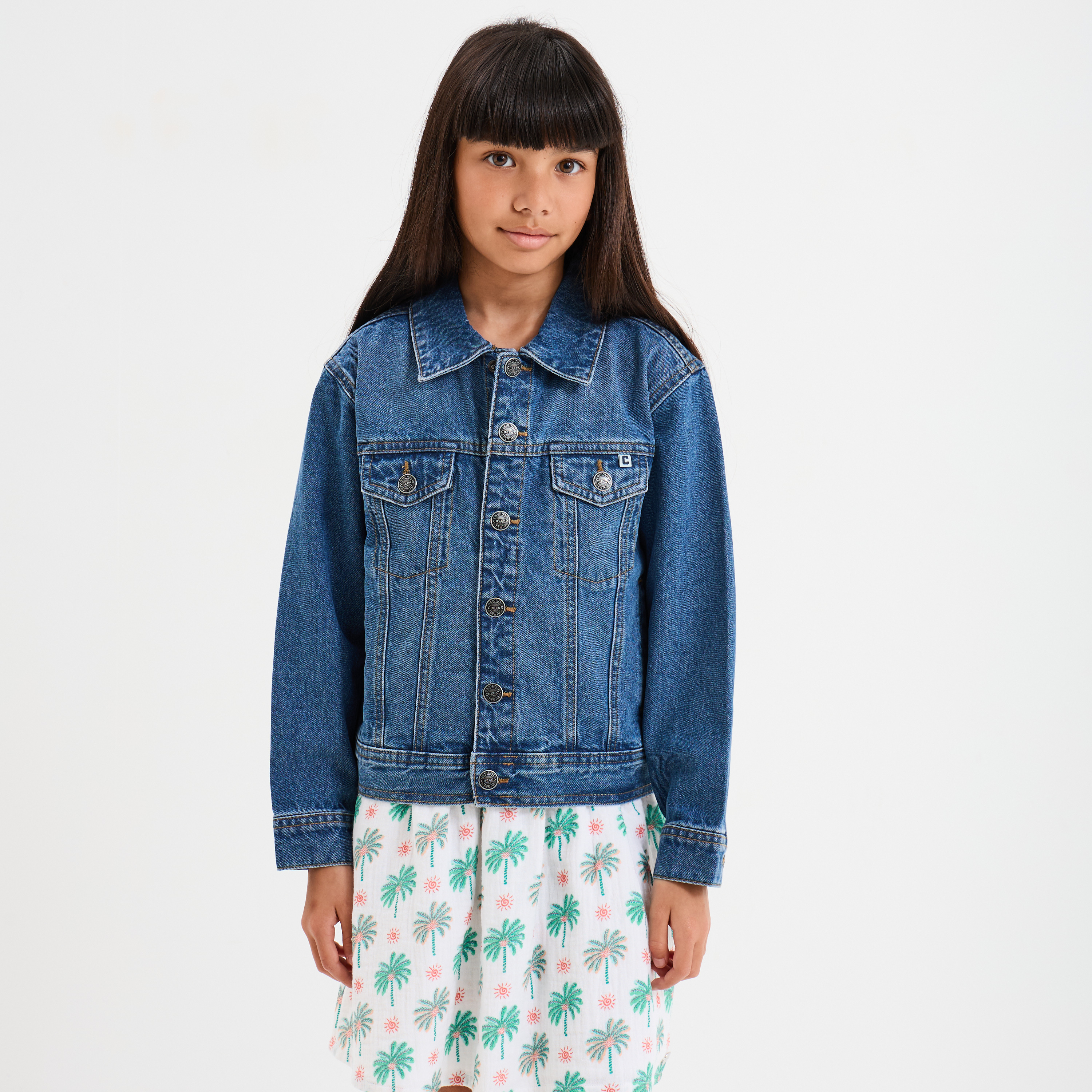 blouson en jean coton denim stone garcon Blouson en jean coton denim stone garçon