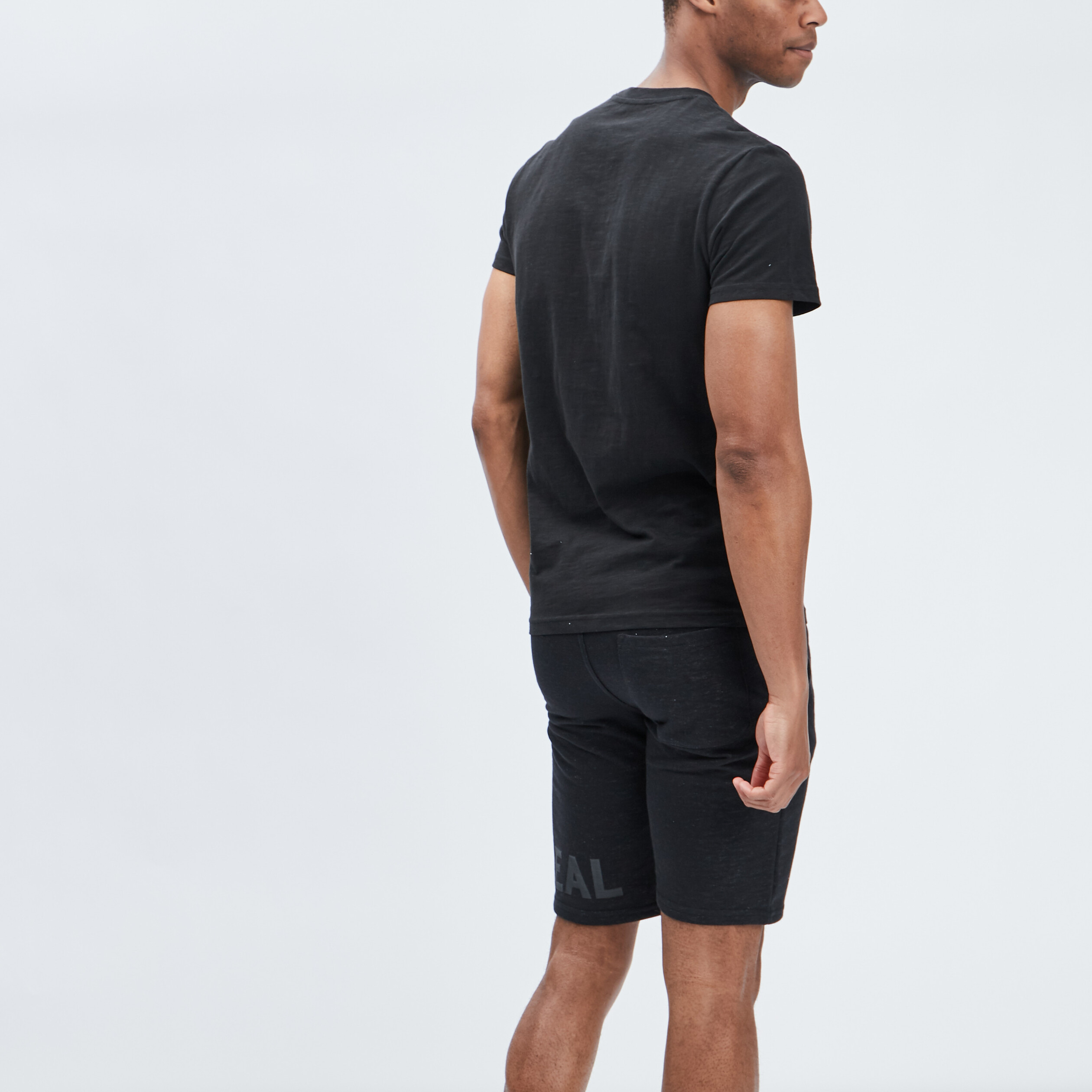 T-shirt manches courtes noir homme