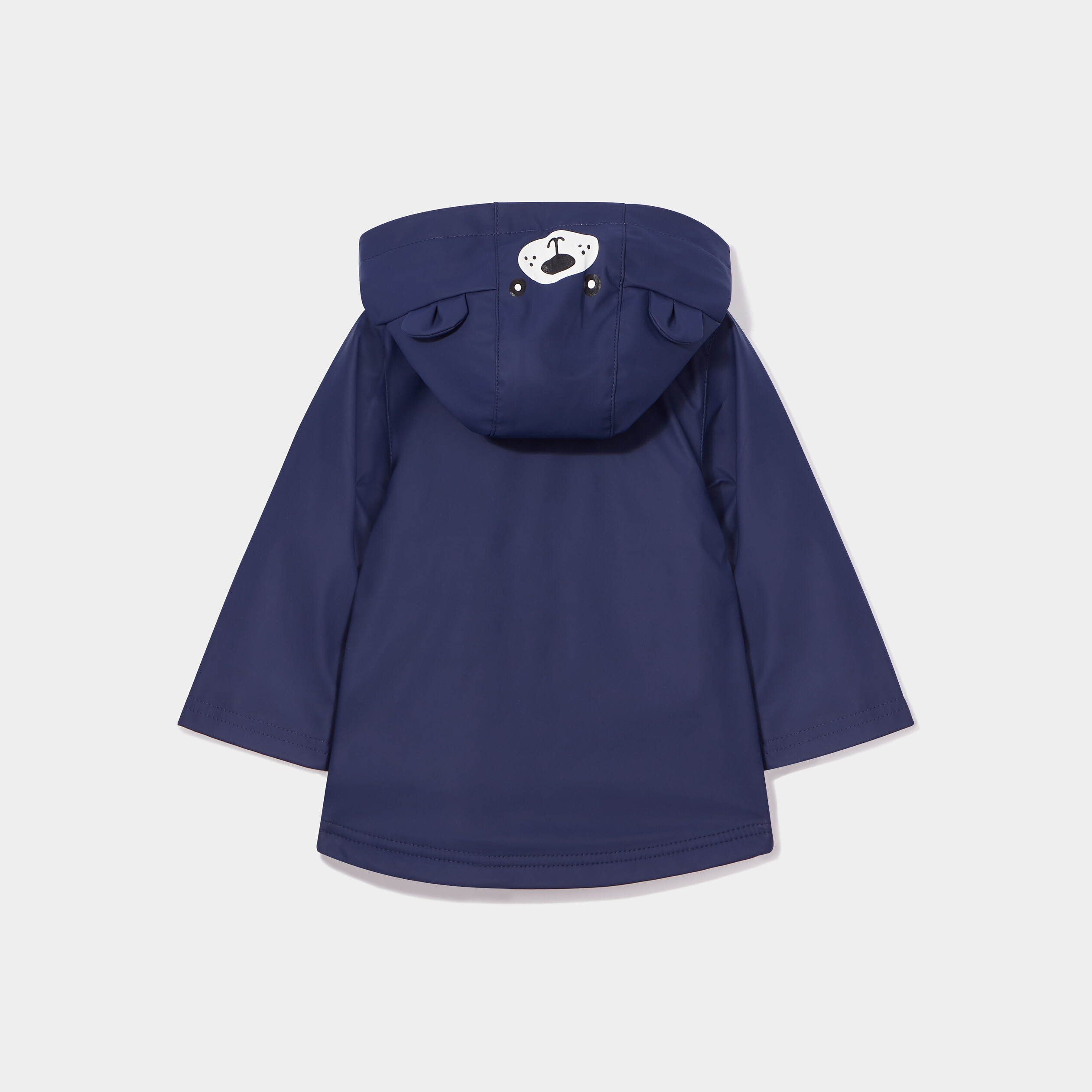 parka a capuche zippee bleu marine bebeg Parka à capuche zippée bleu marine bébé garçon