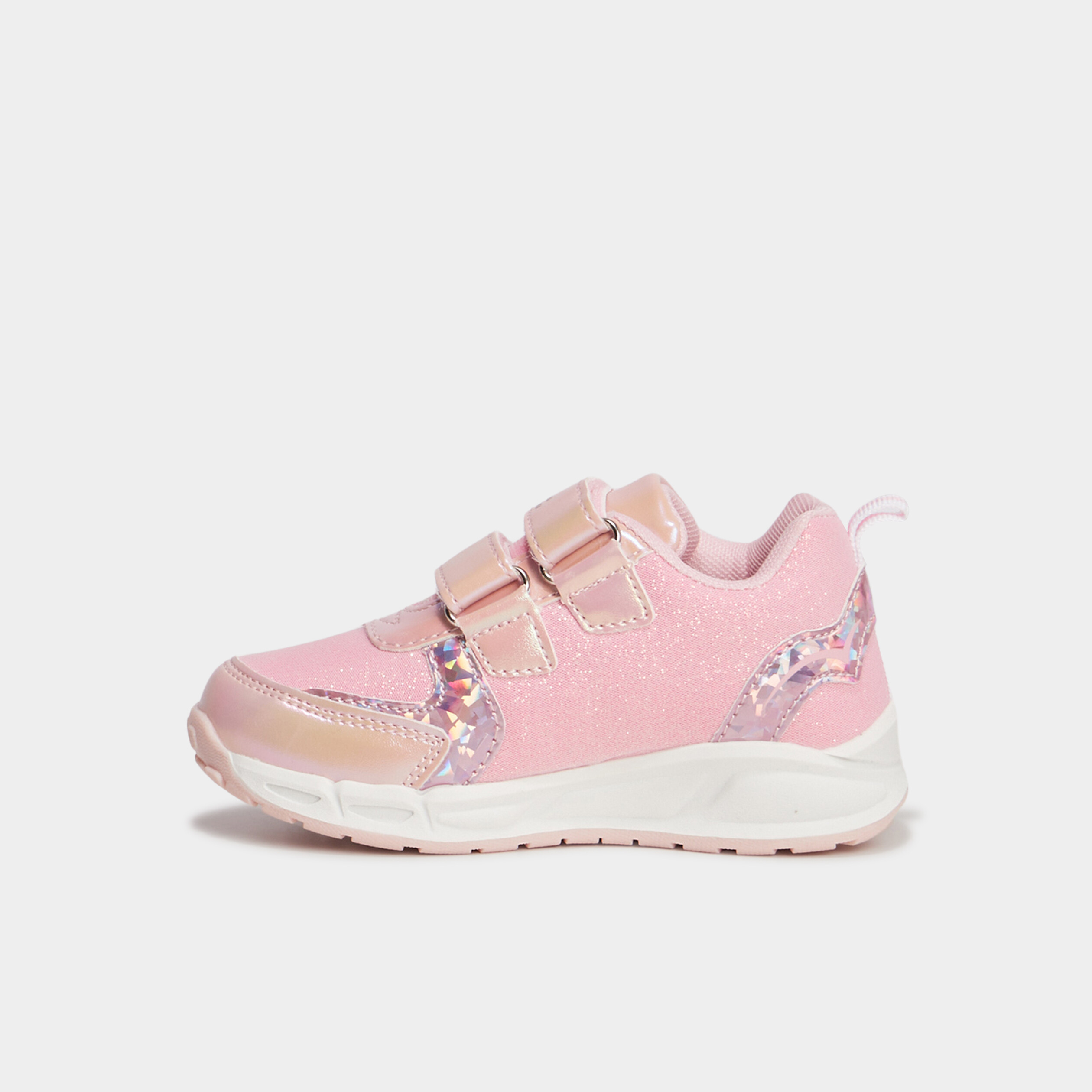 Baskets running lumineuses Minnie rose fille