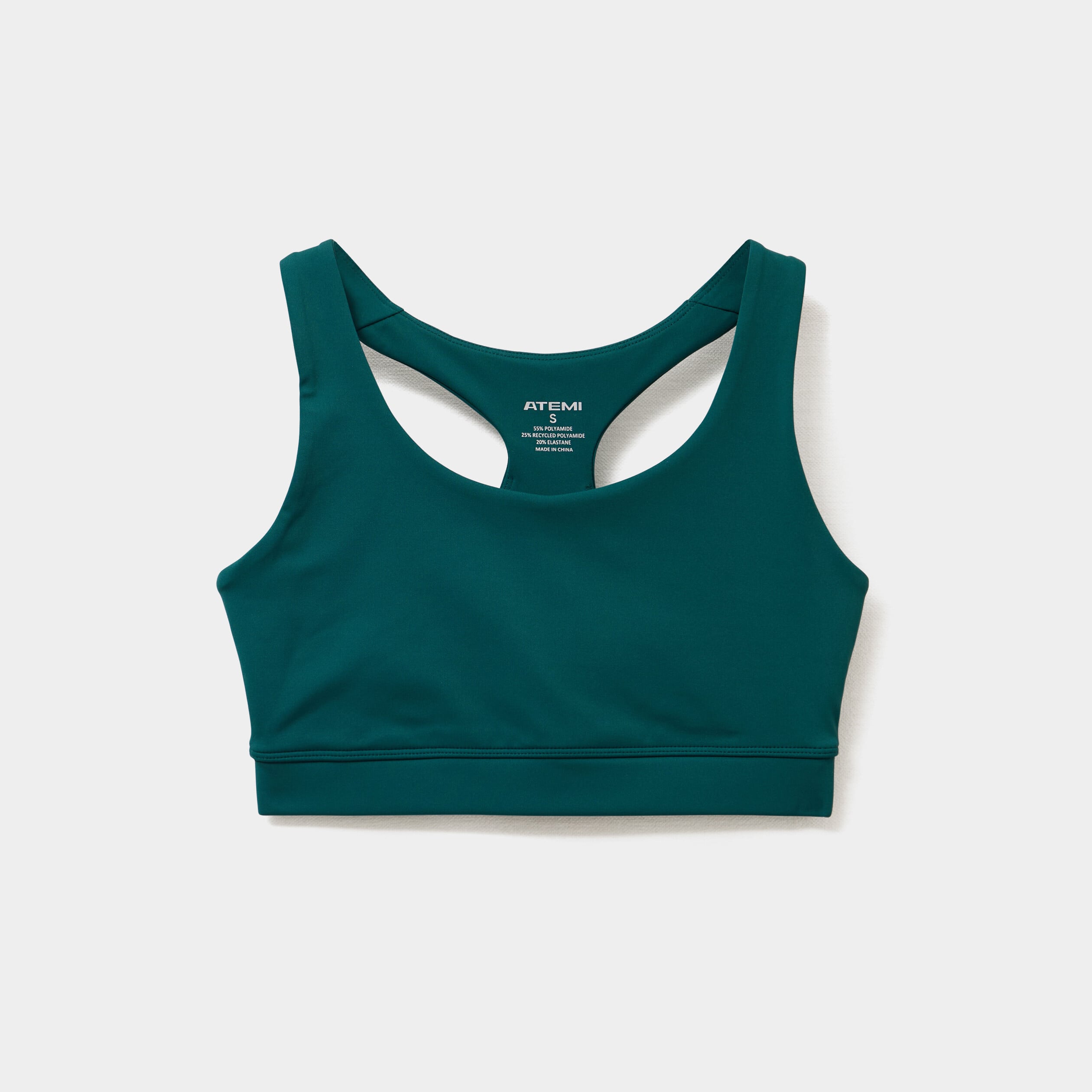 Brassi&egrave;re de sport dos nageur vert canard femme