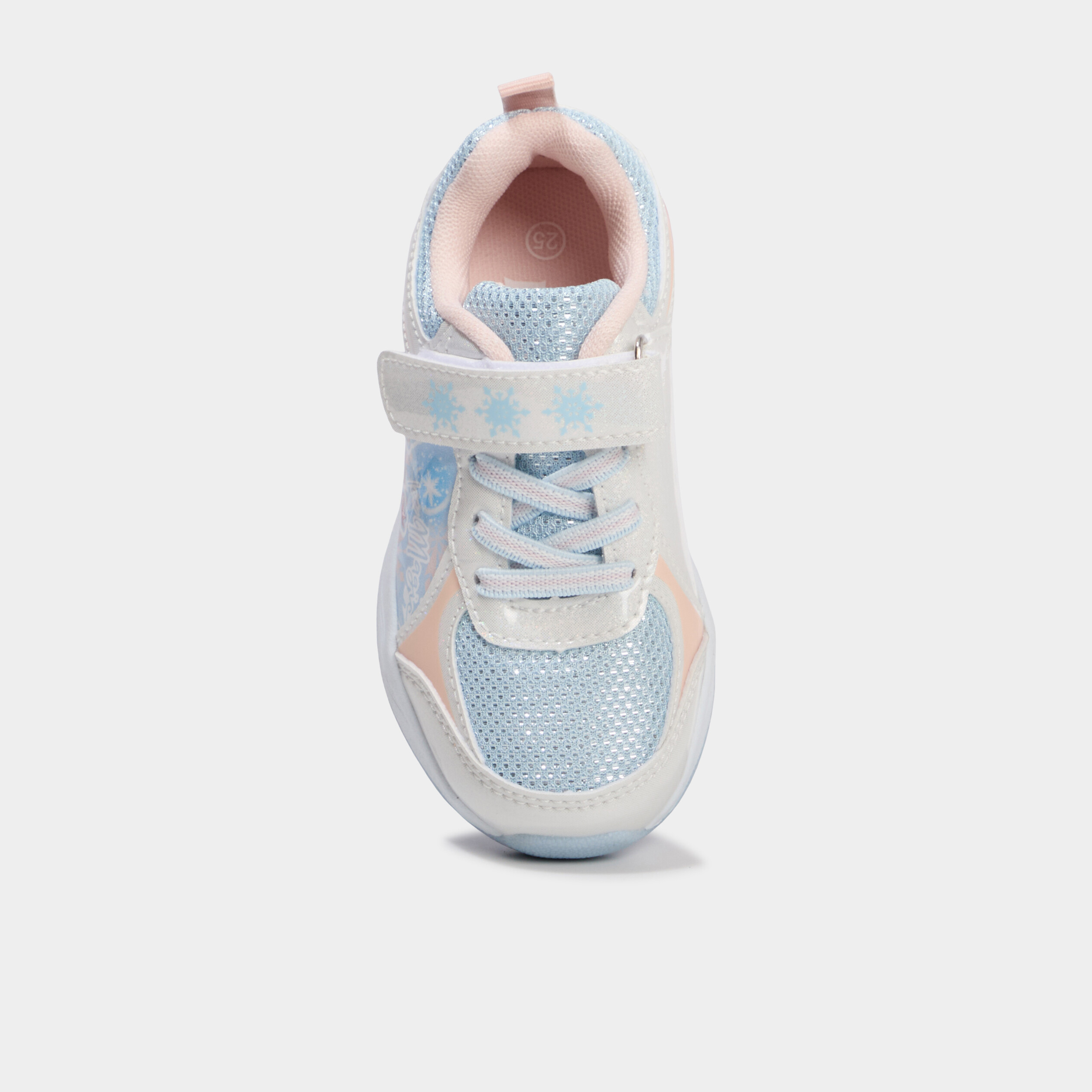 Baskets running lumineuses Reine neiges multicolore fille