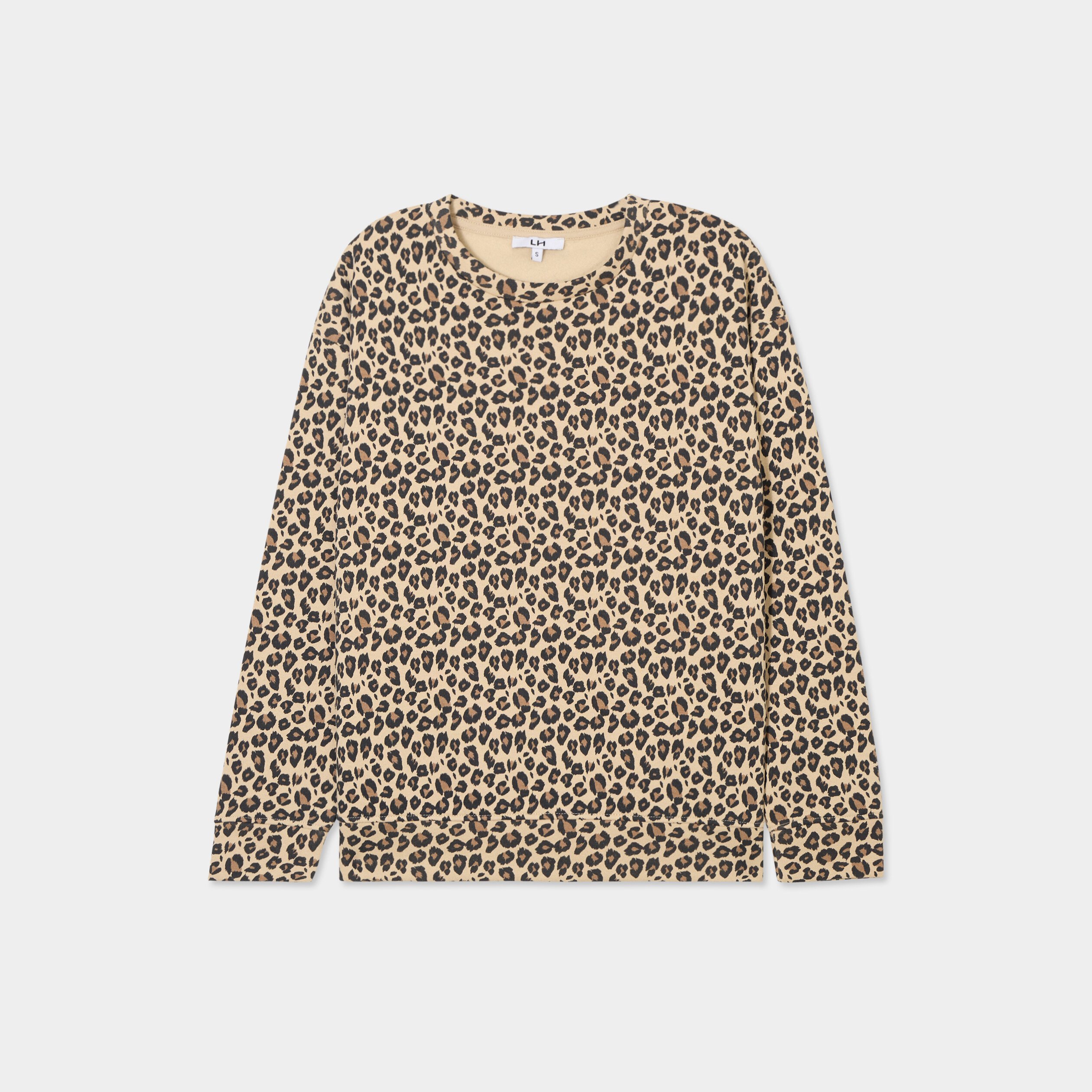 sweat col rond manches longues sable femme Sweat col rond manches longues sable femme