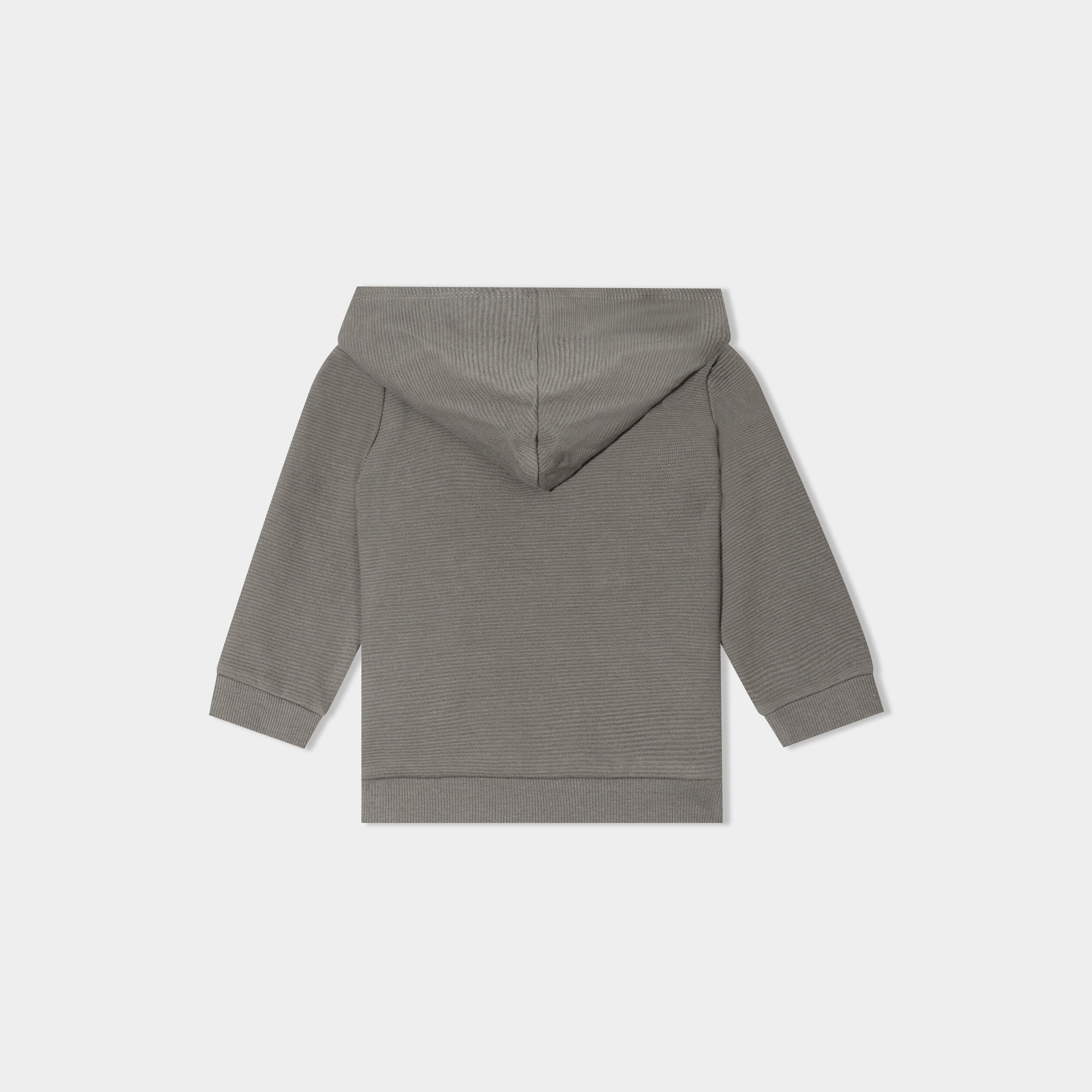 ensemble 2 pieces sweat et jogging coton vert kaki bebeg Ensemble 2 pièces sweat et jogging coton vert kaki bébé garçon