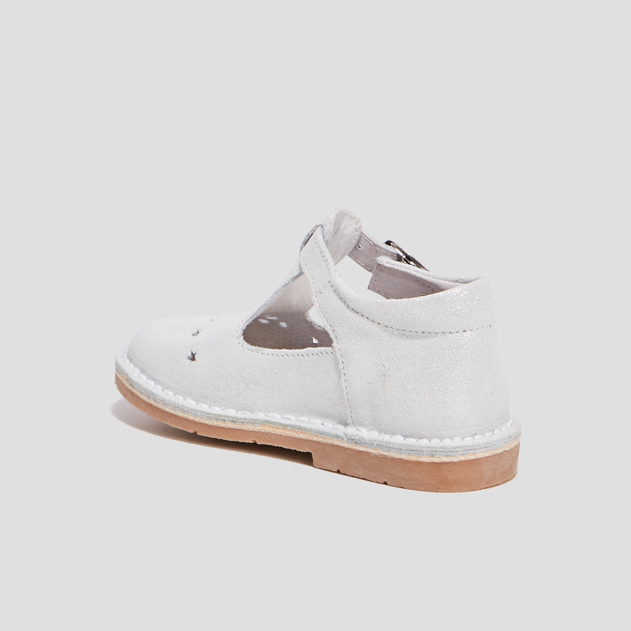 salomes en cuir sable fille Salomés en cuir sable fille