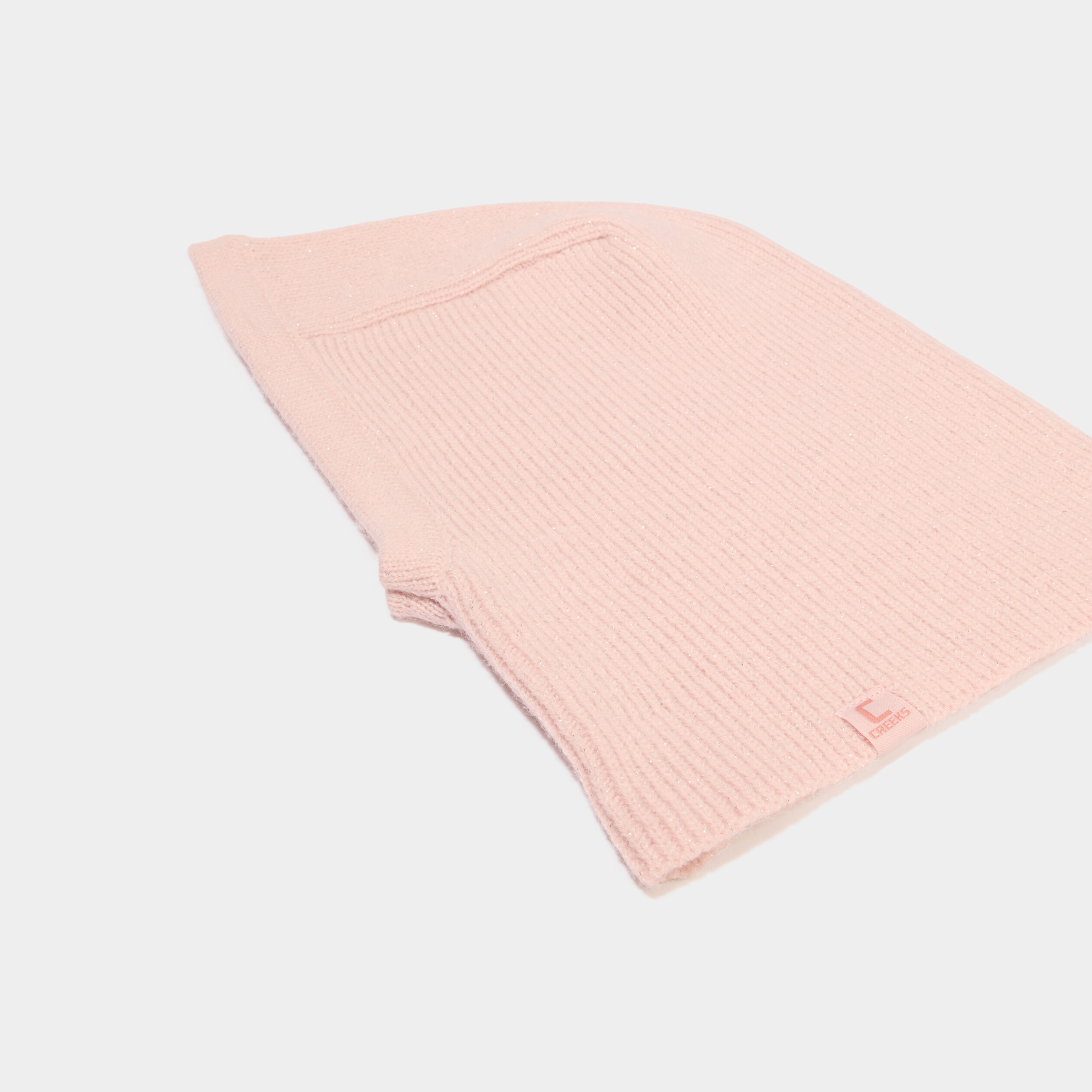 Cagoule effet c&ocirc;tel&eacute; rose clair fille