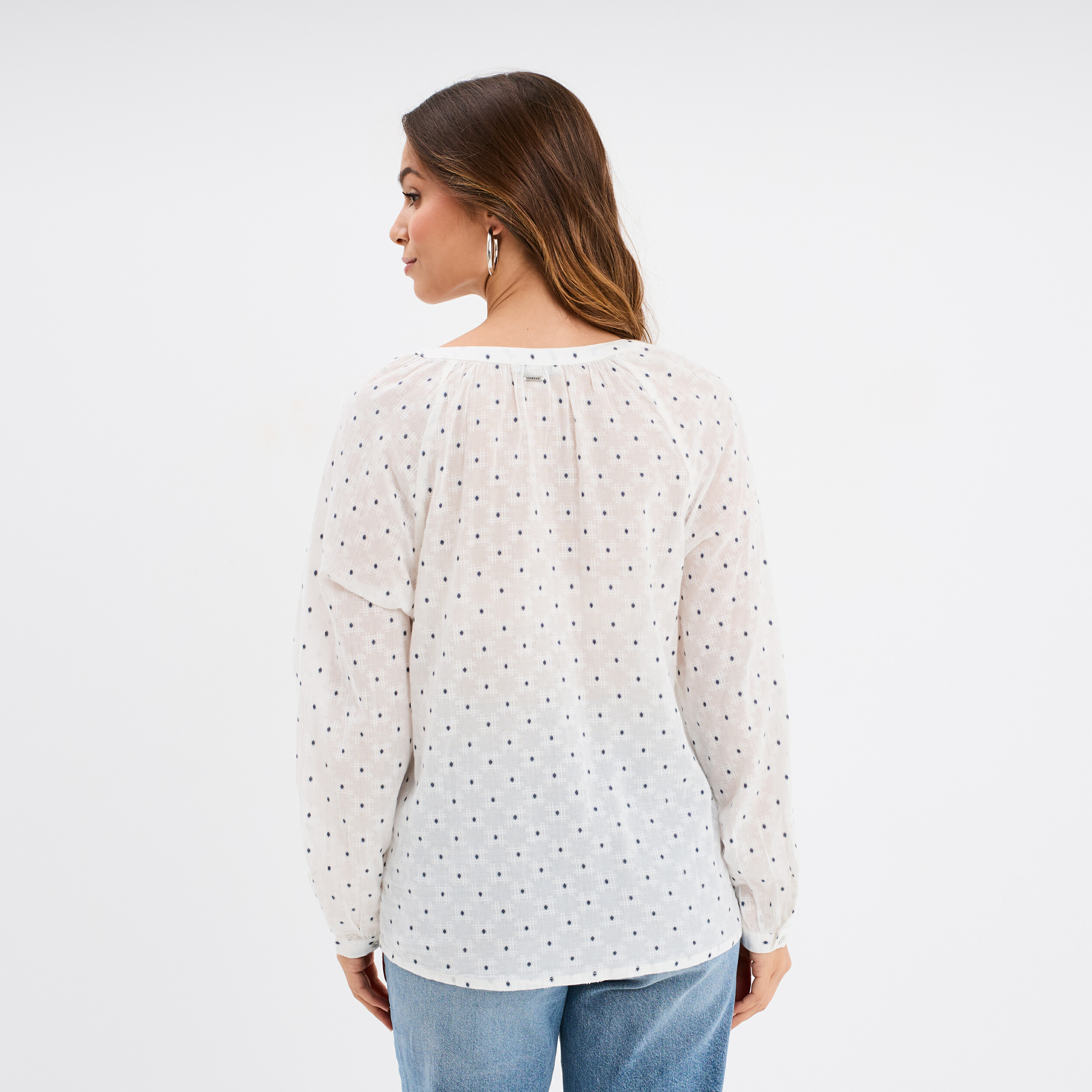 blouse oversize coton majoritaire blanc femme Blouse oversize coton majoritaire blanc femme