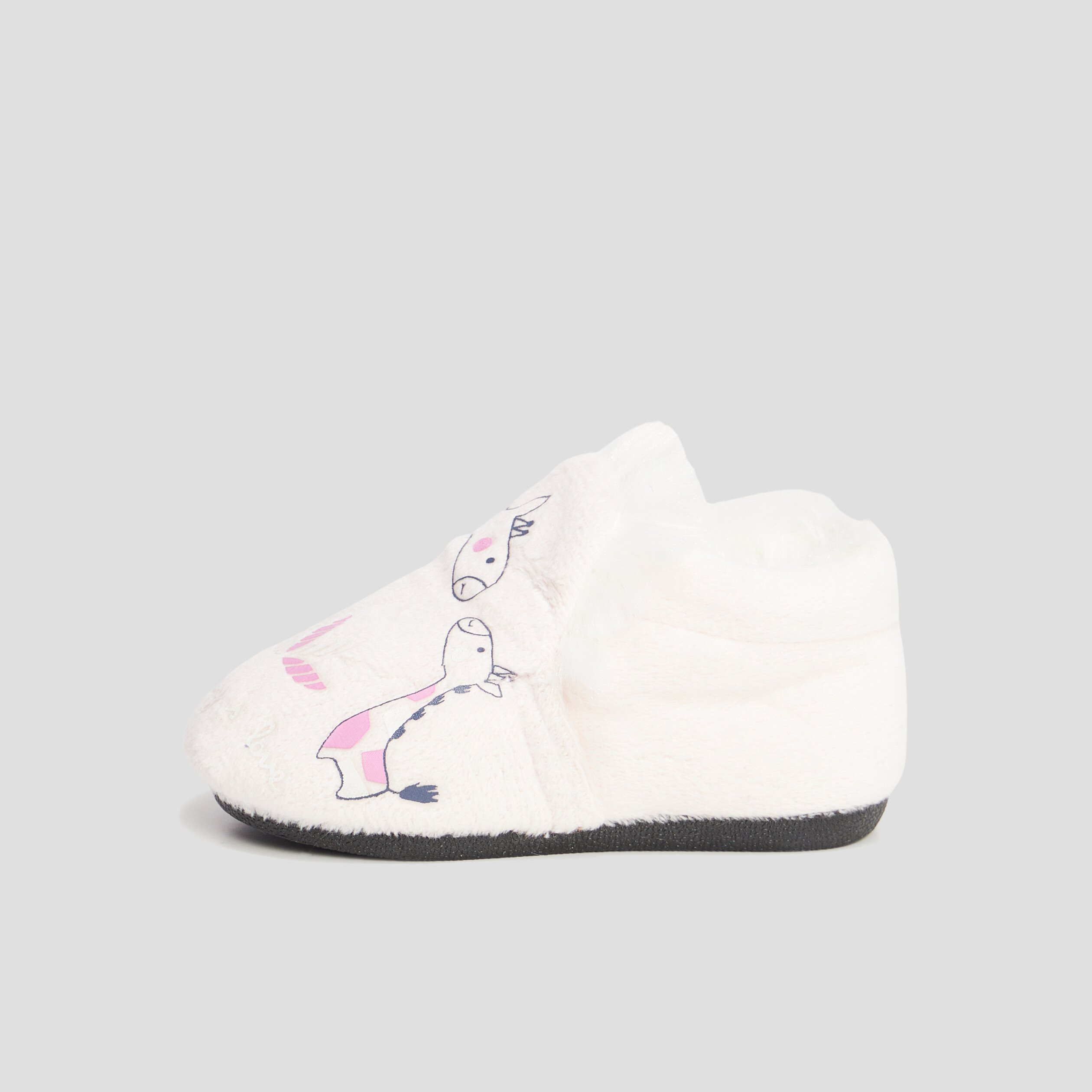 chaussons avec motif rose bebef Chaussons avec motif rose bébé fille