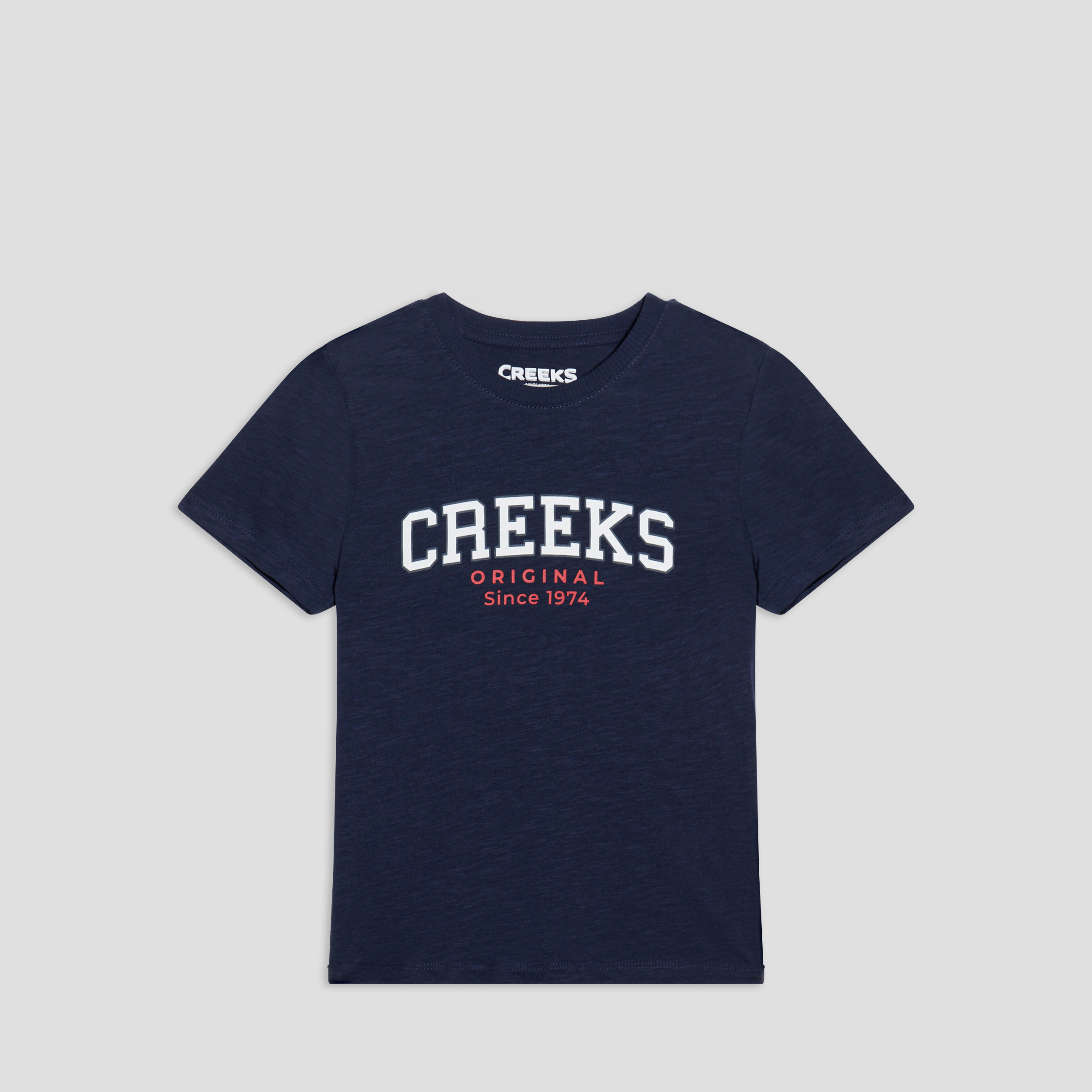 t shirt manches courtes creeks bleu marine garcon T-shirt manches courtes Creeks bleu marine garçon