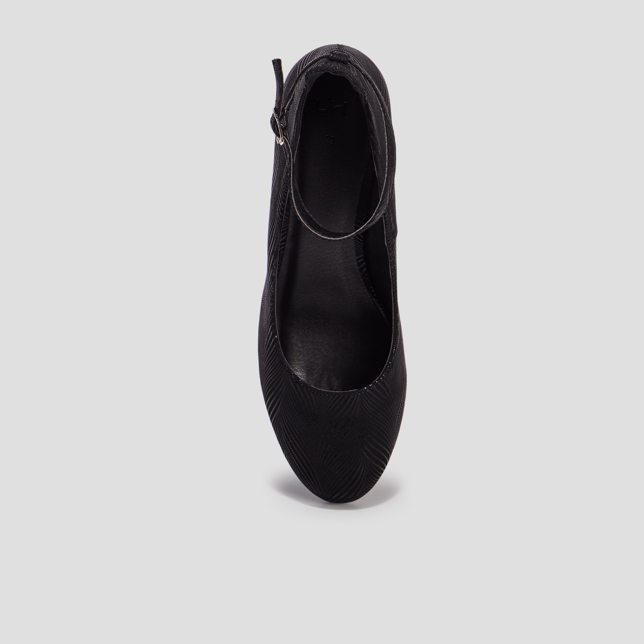 Escarpins &agrave; talons noir femme