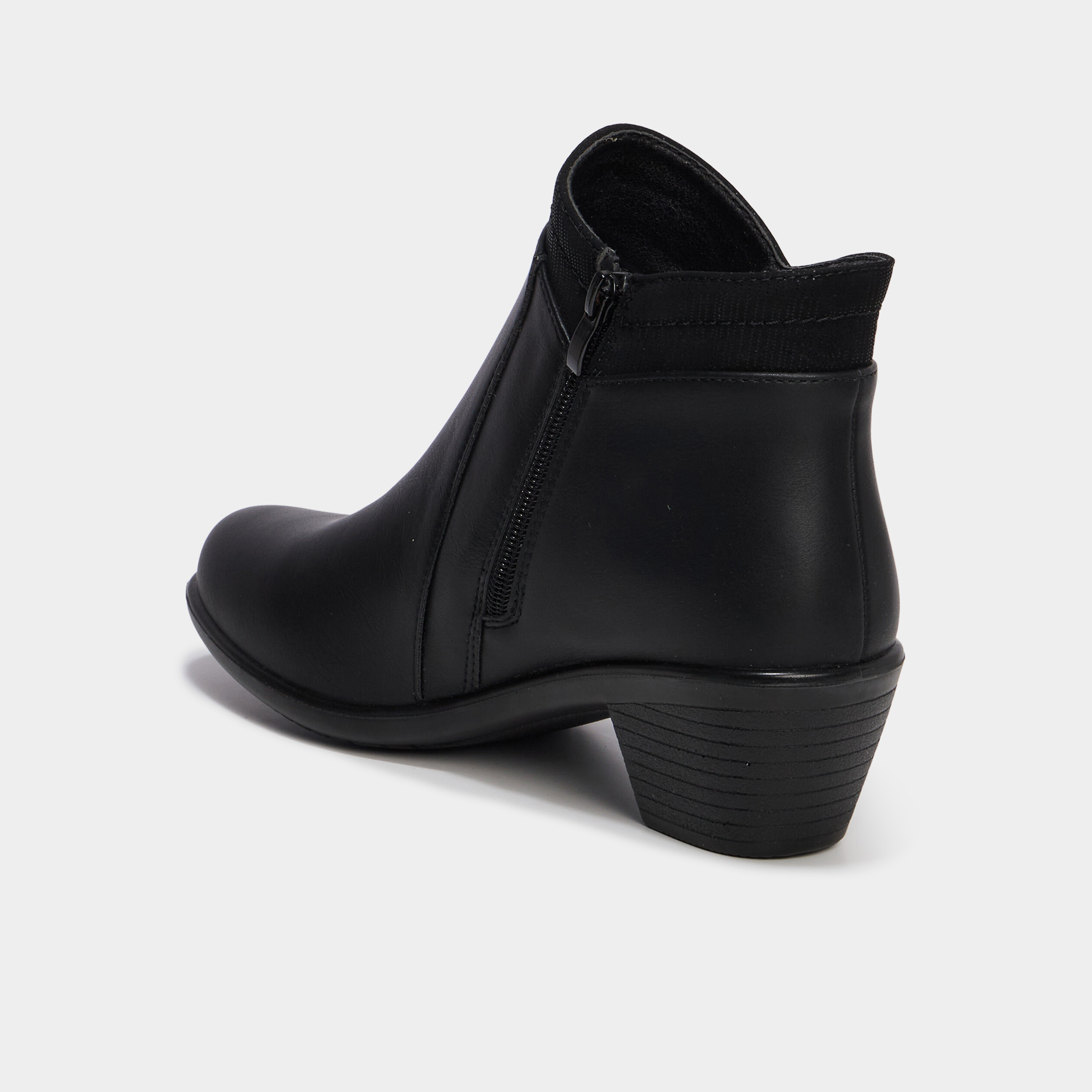 Boots à talons confort noir femme La Halle