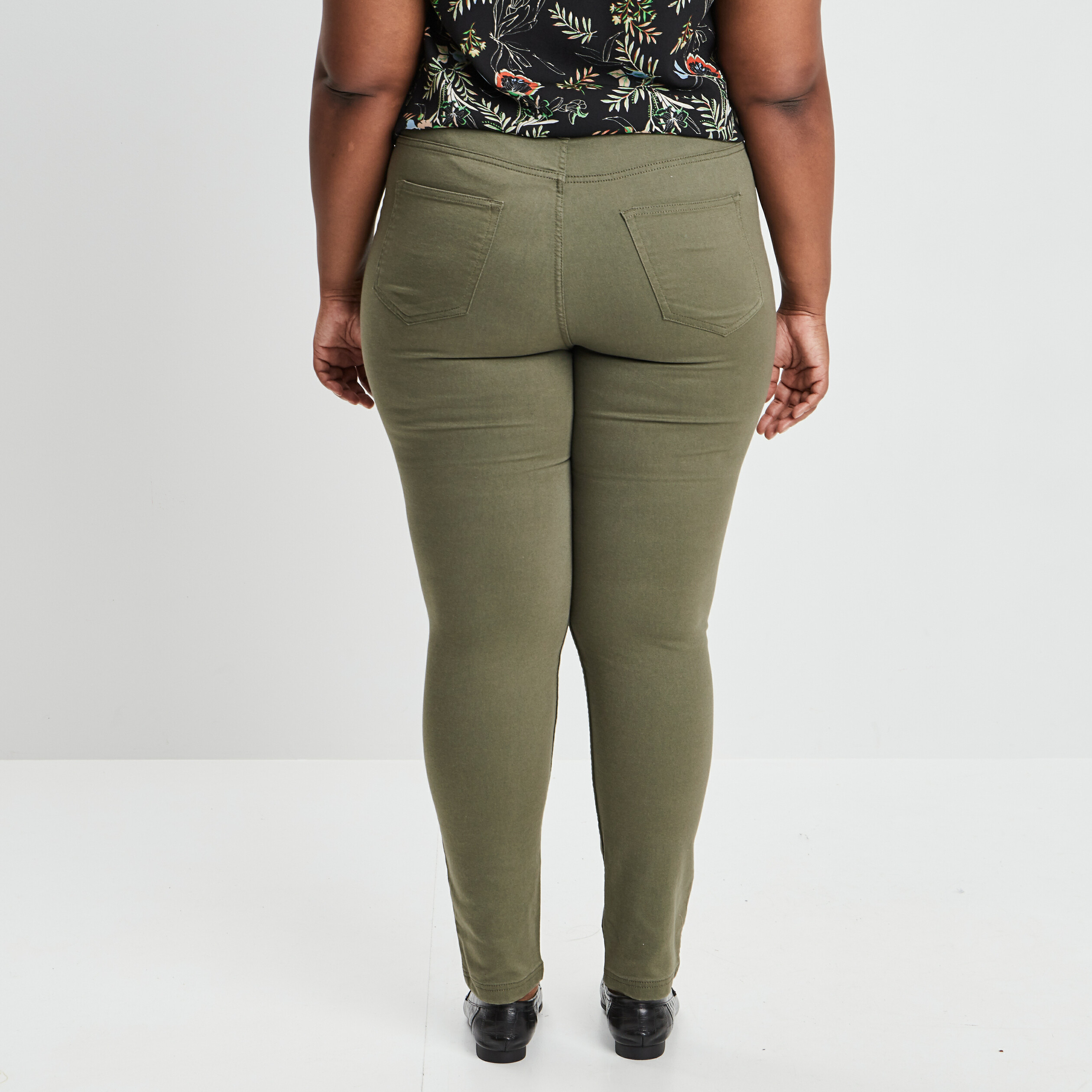 Pantalon slim femme online grande taille