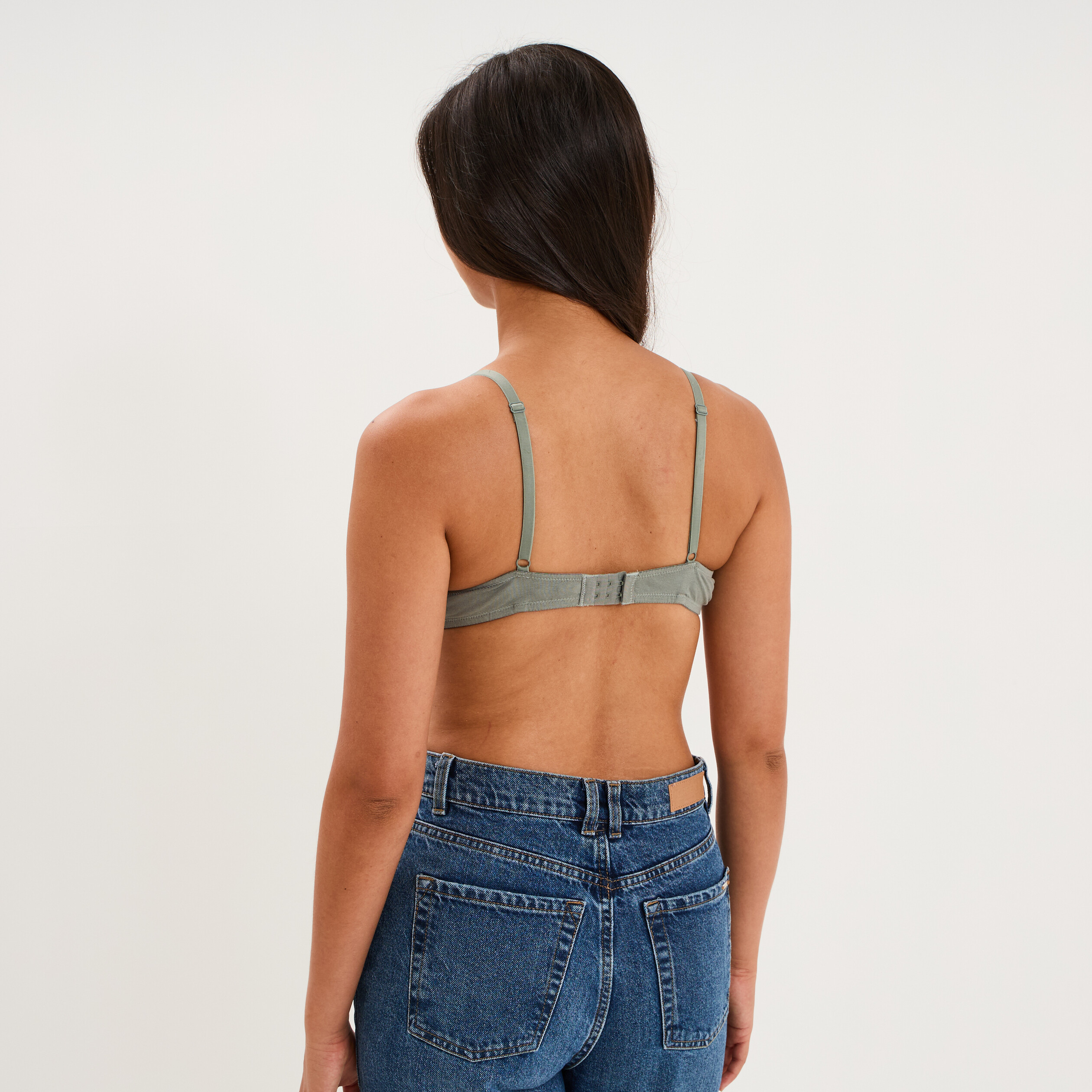 Soutien-gorge padd&eacute; embo&icirc;tant vert clair femme
