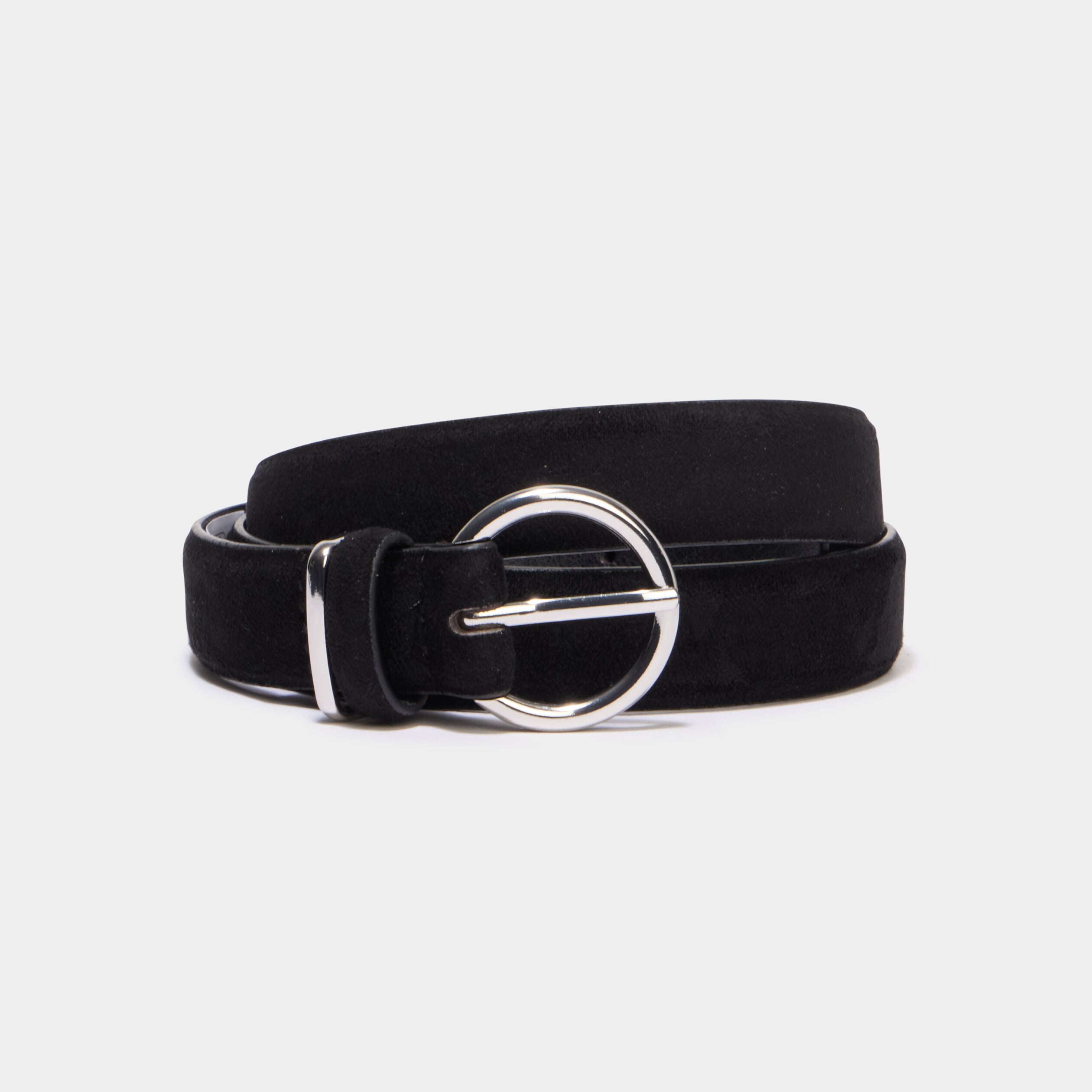 Ceinture su&eacute;dine noir femme