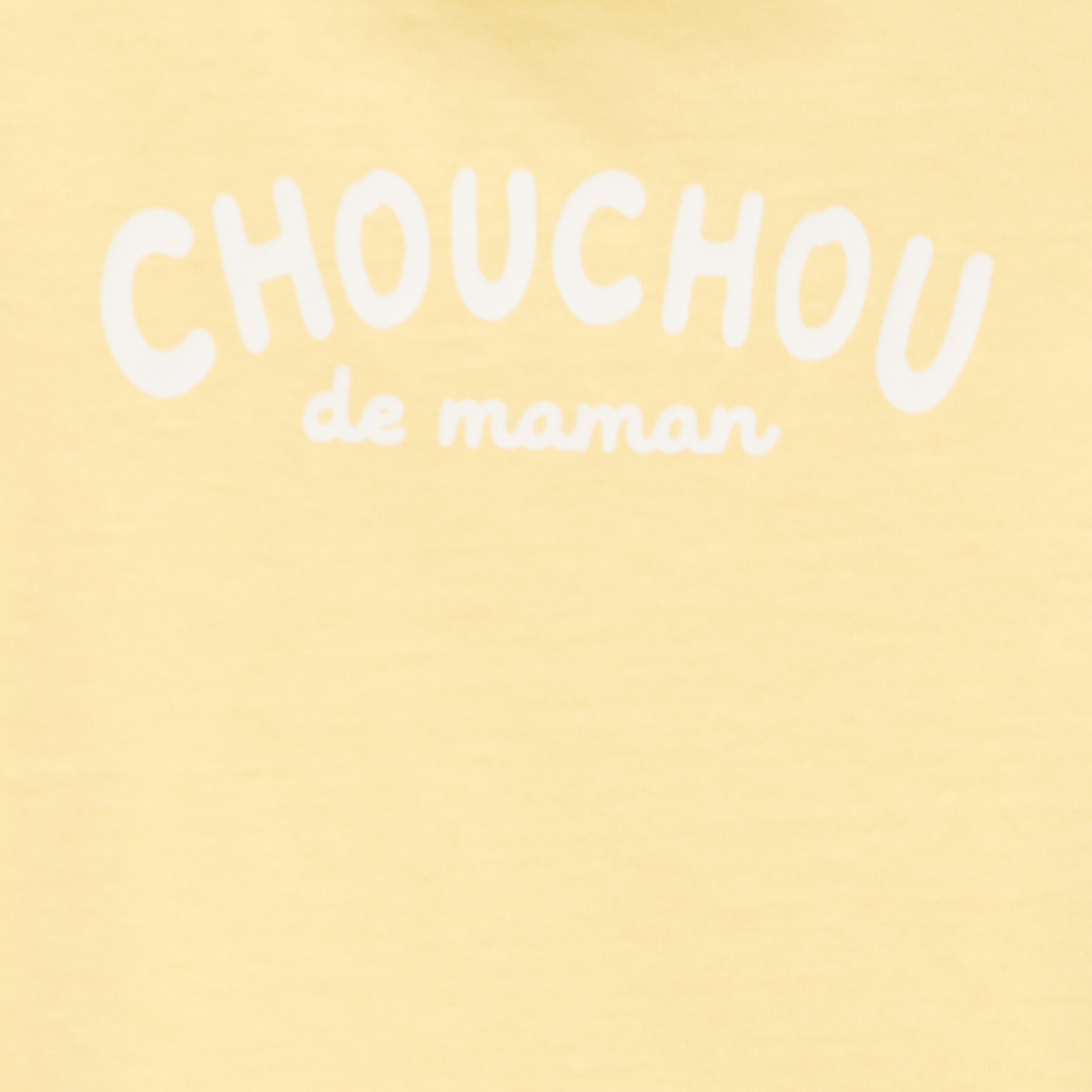 T-shirt &agrave; manches courtes coton jaune b&eacute;b&eacute; gar&ccedil;on