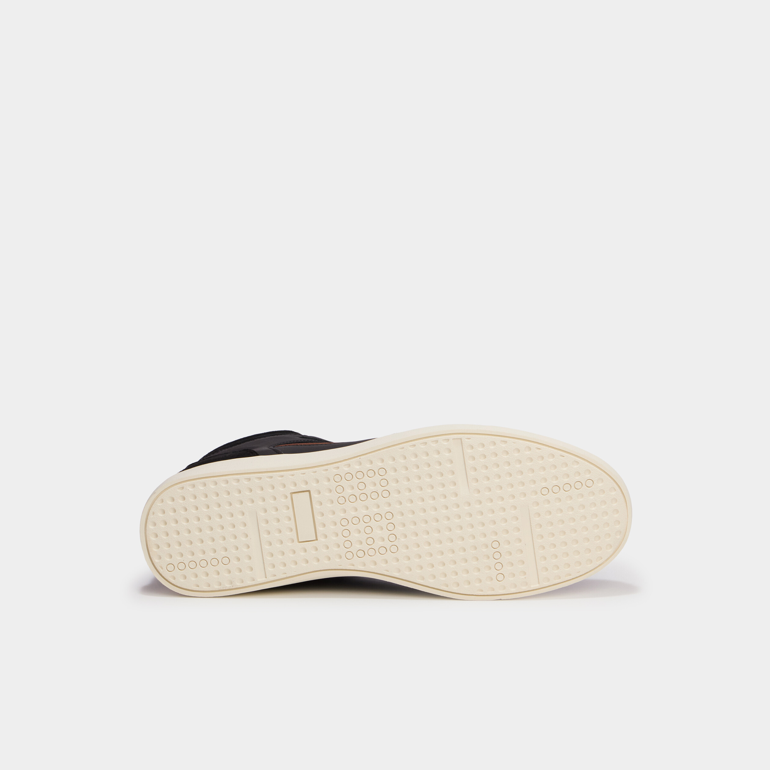 Baskets montantes &agrave; lacets noir homme
