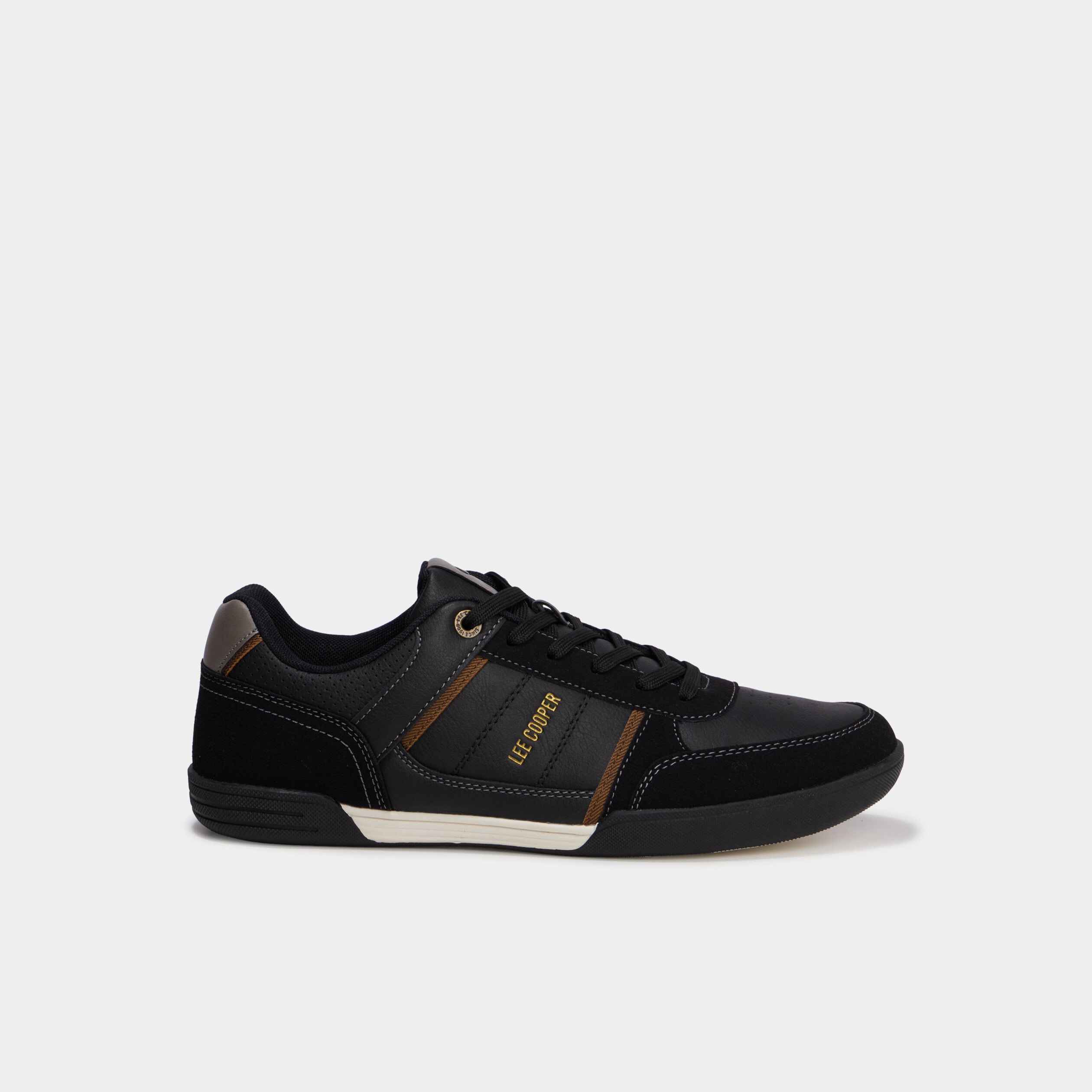 Baskets &agrave; lacets Lee Cooper noir homme