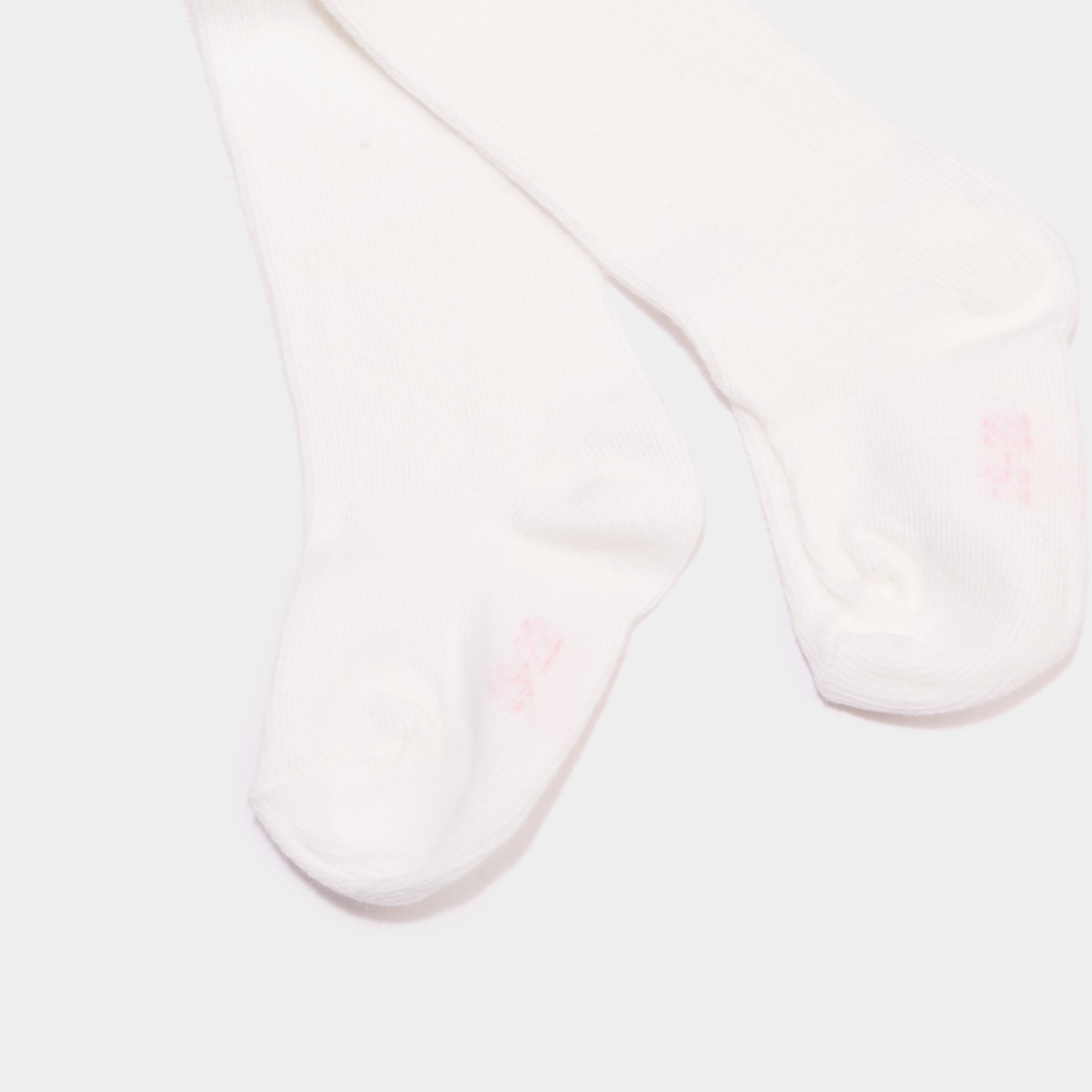 Collants ecru b&eacute;b&eacute; fille