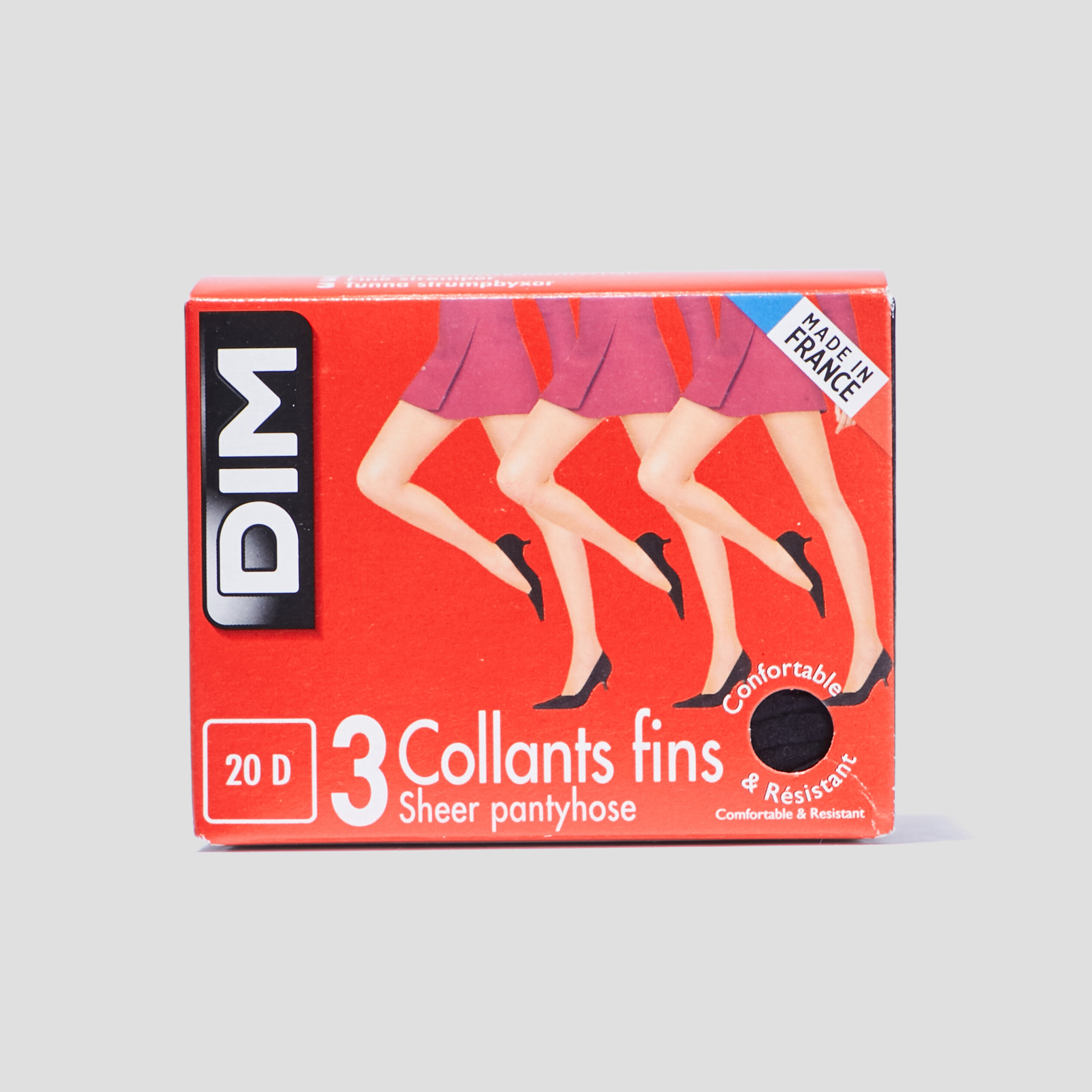 Lot 3 collants fins noir femme