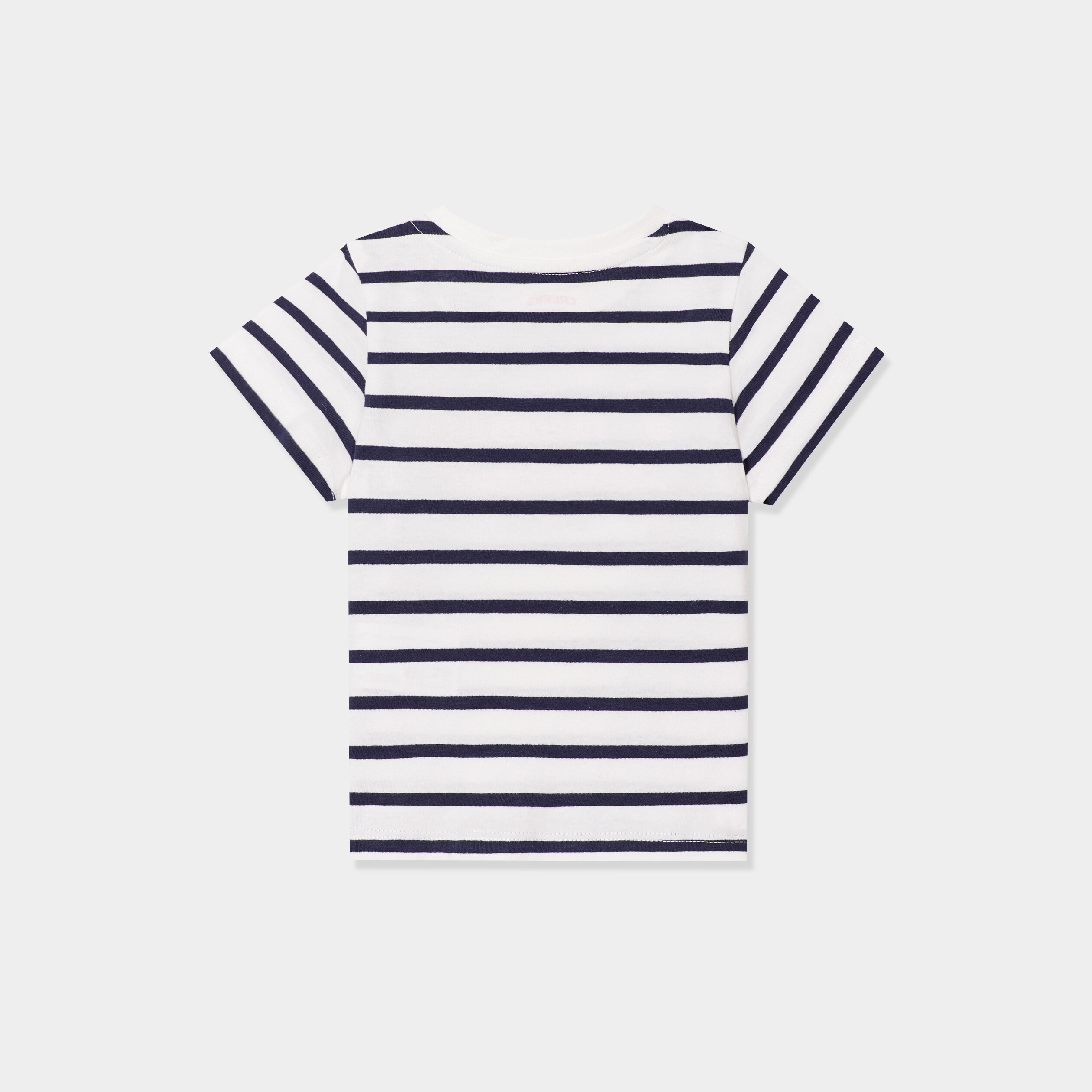 t shirt manches courtes coton creeks bleu marine bebeg T-shirt manches courtes coton Creeks bleu marine bébé garçon