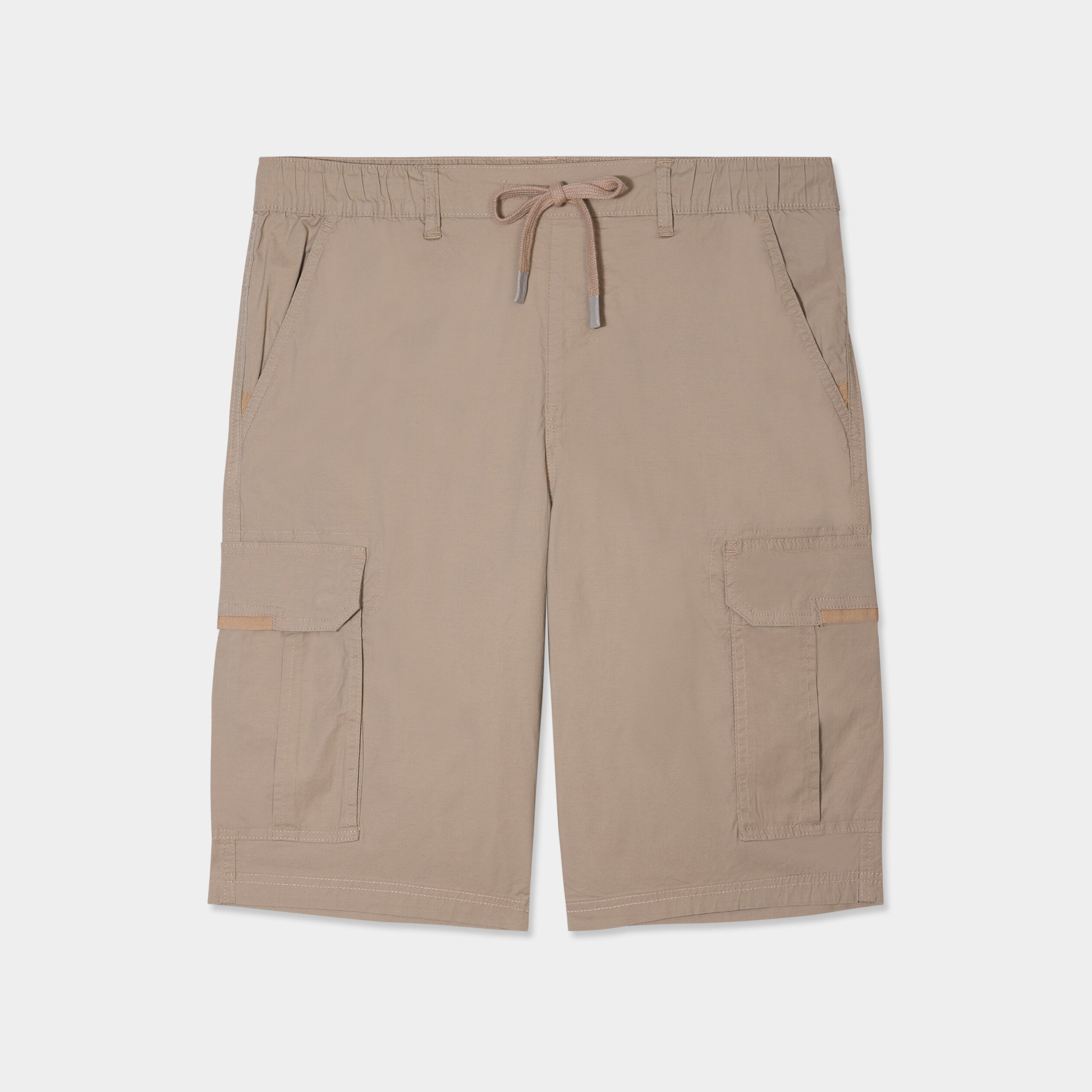 bermuda cargo droit coton majoritaire taupe homme Bermuda cargo droit coton majoritaire taupe homme
