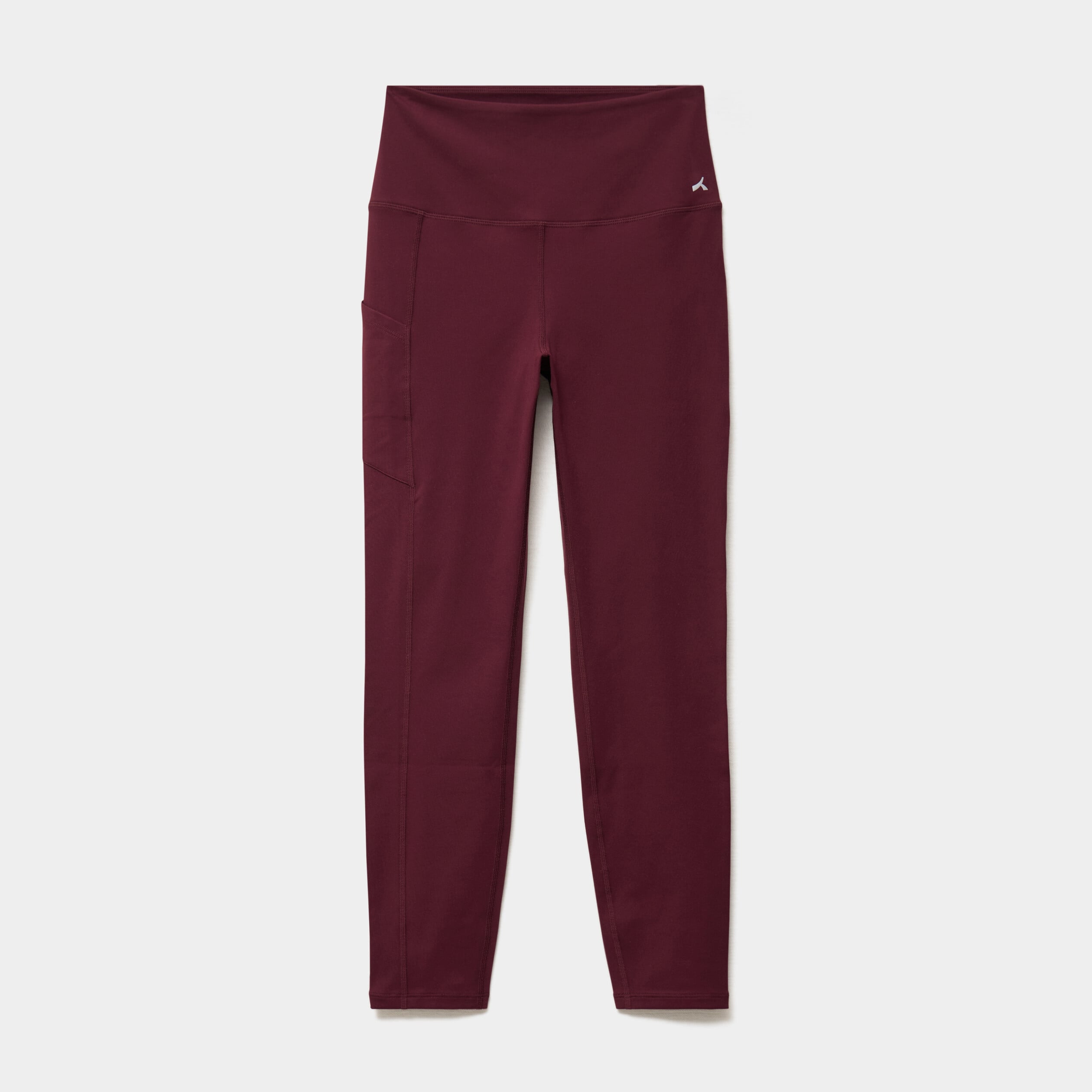 Legging de sport taille haute violet fonc&eacute; femme
