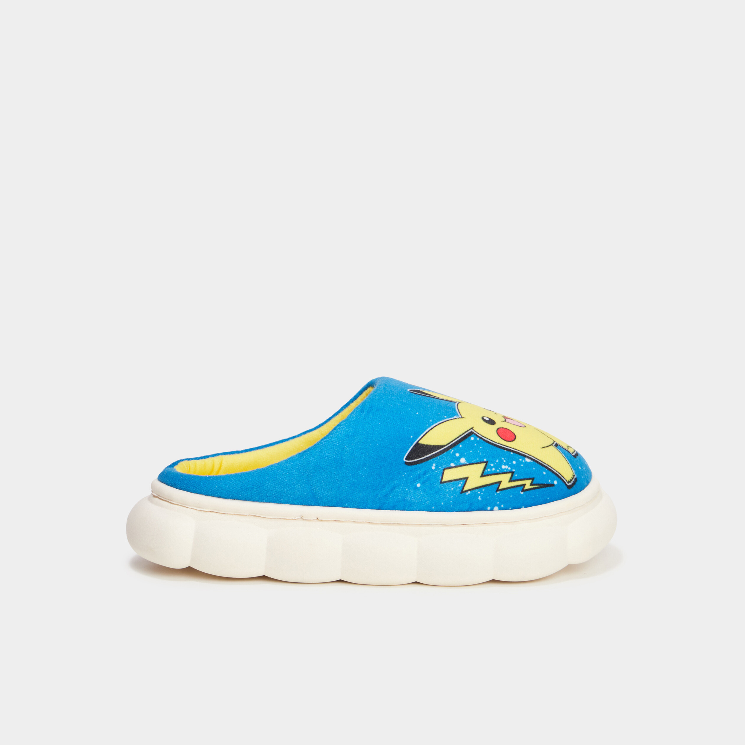 chaussons mules pokemon pikachu bleu garcon Chaussons mules Pokémon Pikachu bleu garçon