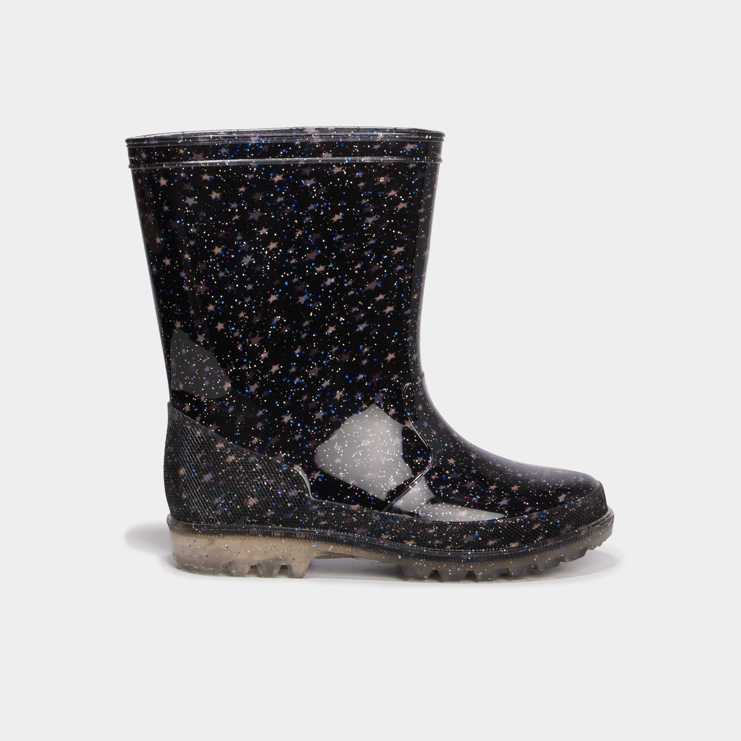 Bottes de pluie &agrave; paillettes multicolore fille