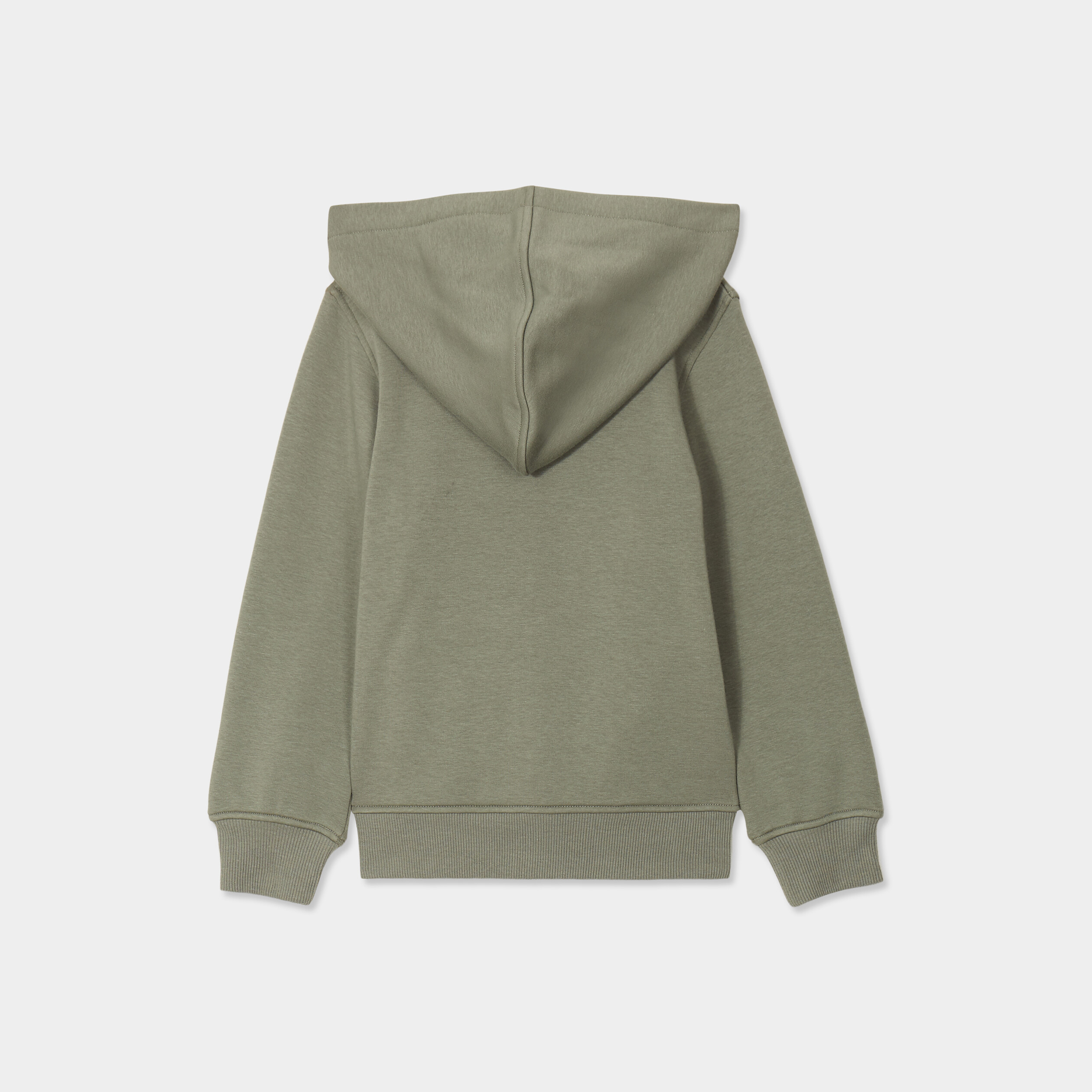 sweat zippe a capuche vert kaki garcon Sweat zippé à capuche vert kaki garçon