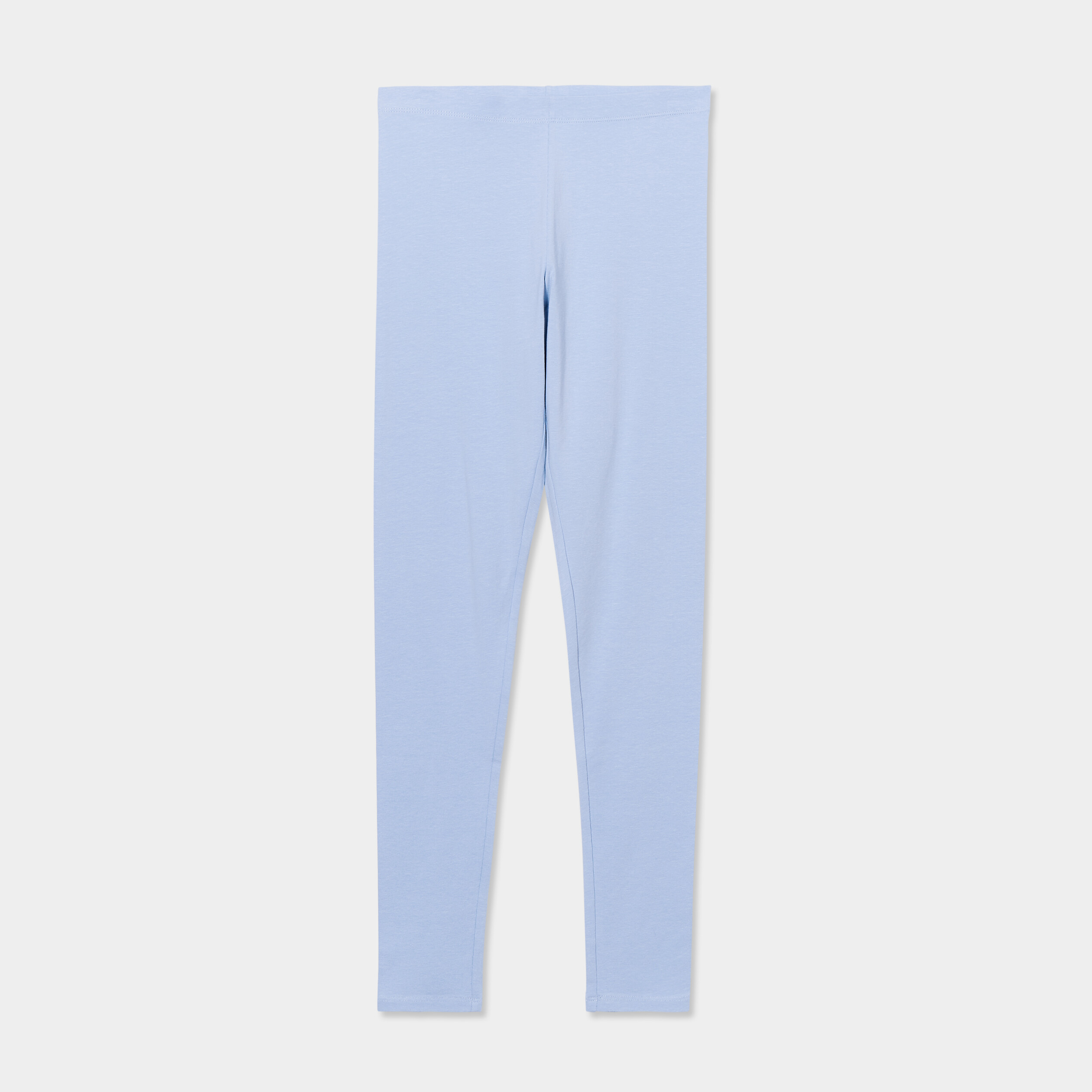 Legging taille haute bleu clair femme