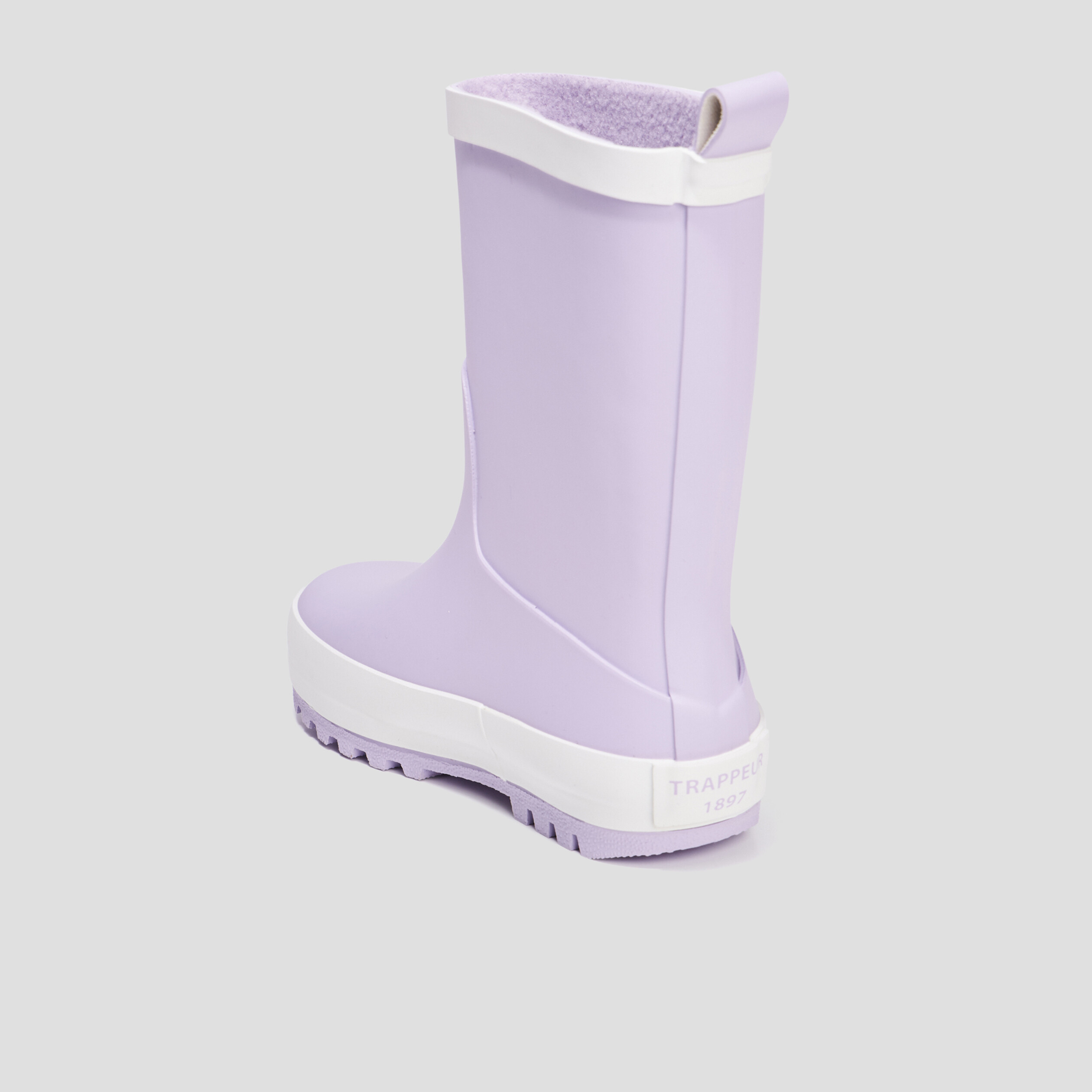 bottes de pluie trappeur parme fille Bottes de pluie Trappeur parme fille