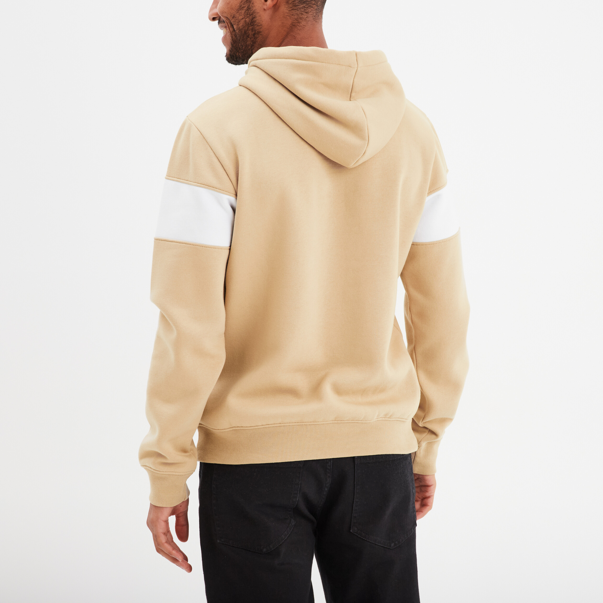 sweat a capuche hoodie liberto beige homme Sweat à capuche hoodie Liberto beige homme