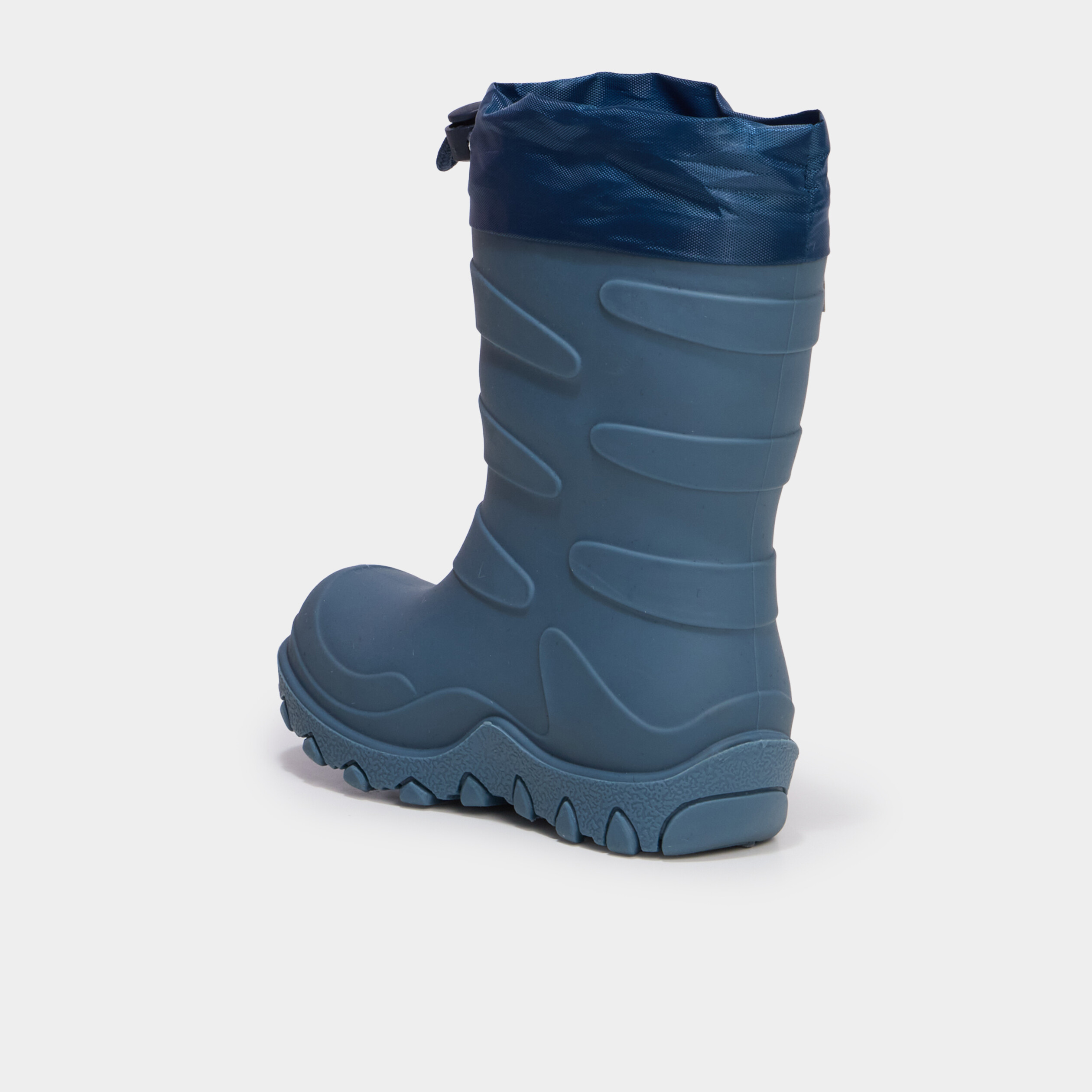 Bottes de pluie doubl&eacute;es bleu gar&ccedil;on