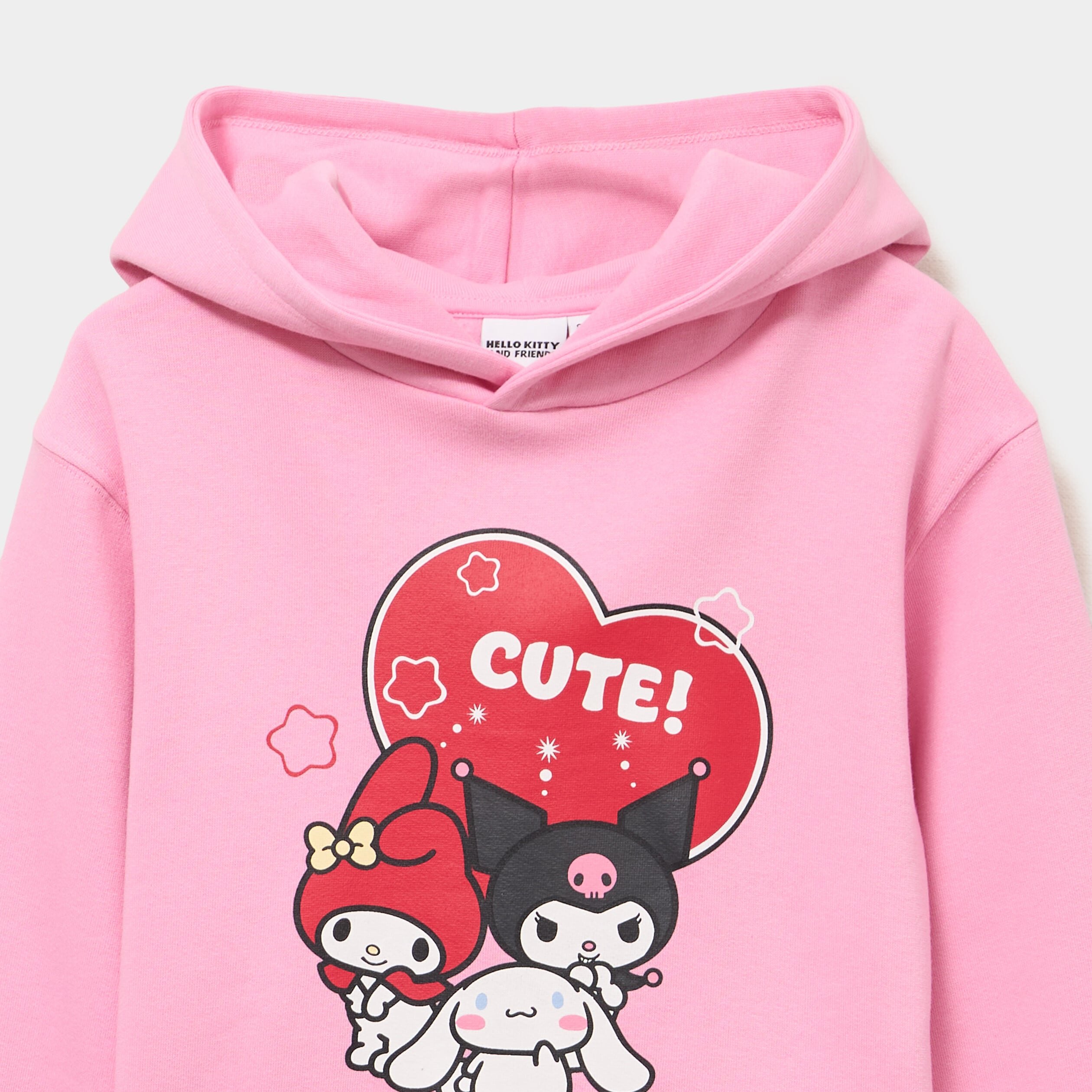 Sweat hoodie Hello Kitty rose fille