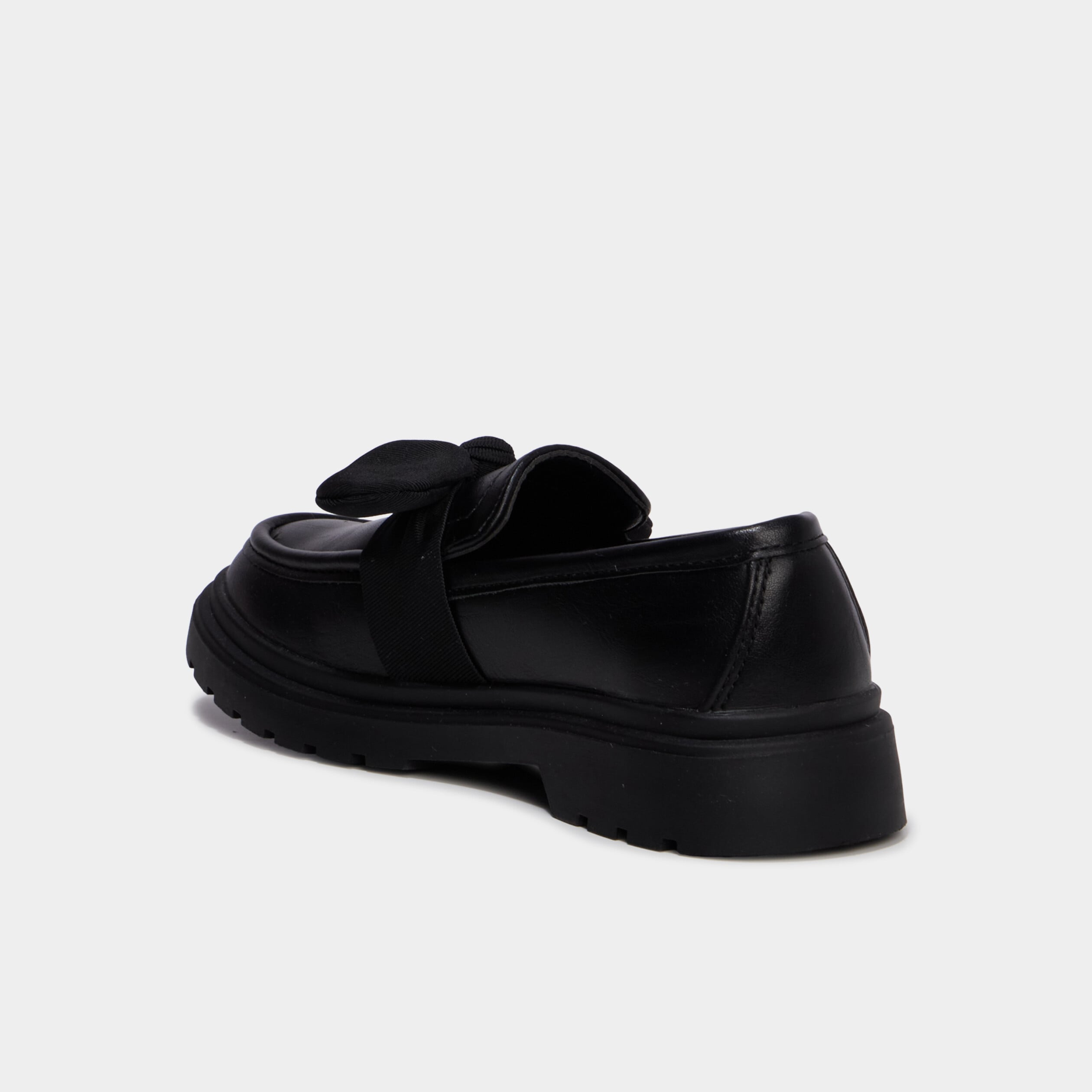 Mocassins avec noeuds noir fille
