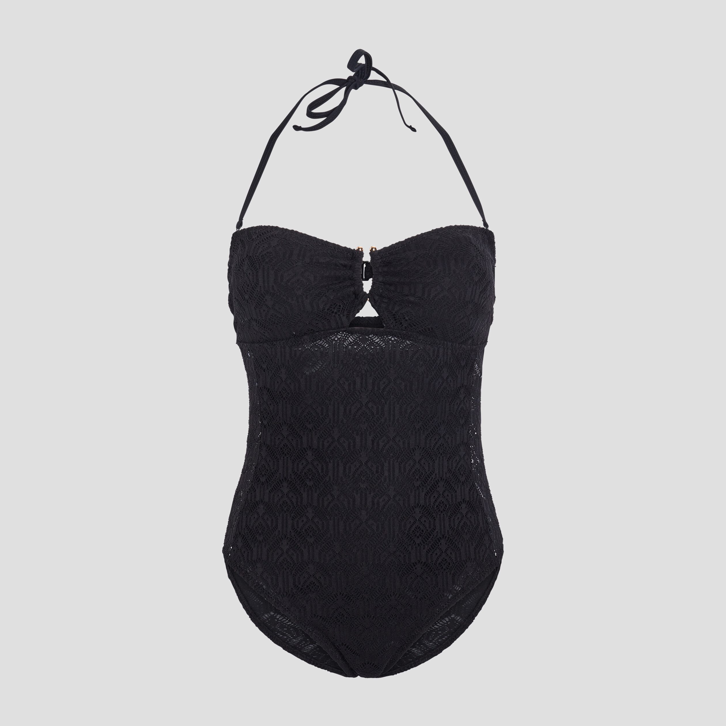 maillot de bain une piece bandeau noir femme Maillot de bain une pièce bandeau noir femme
