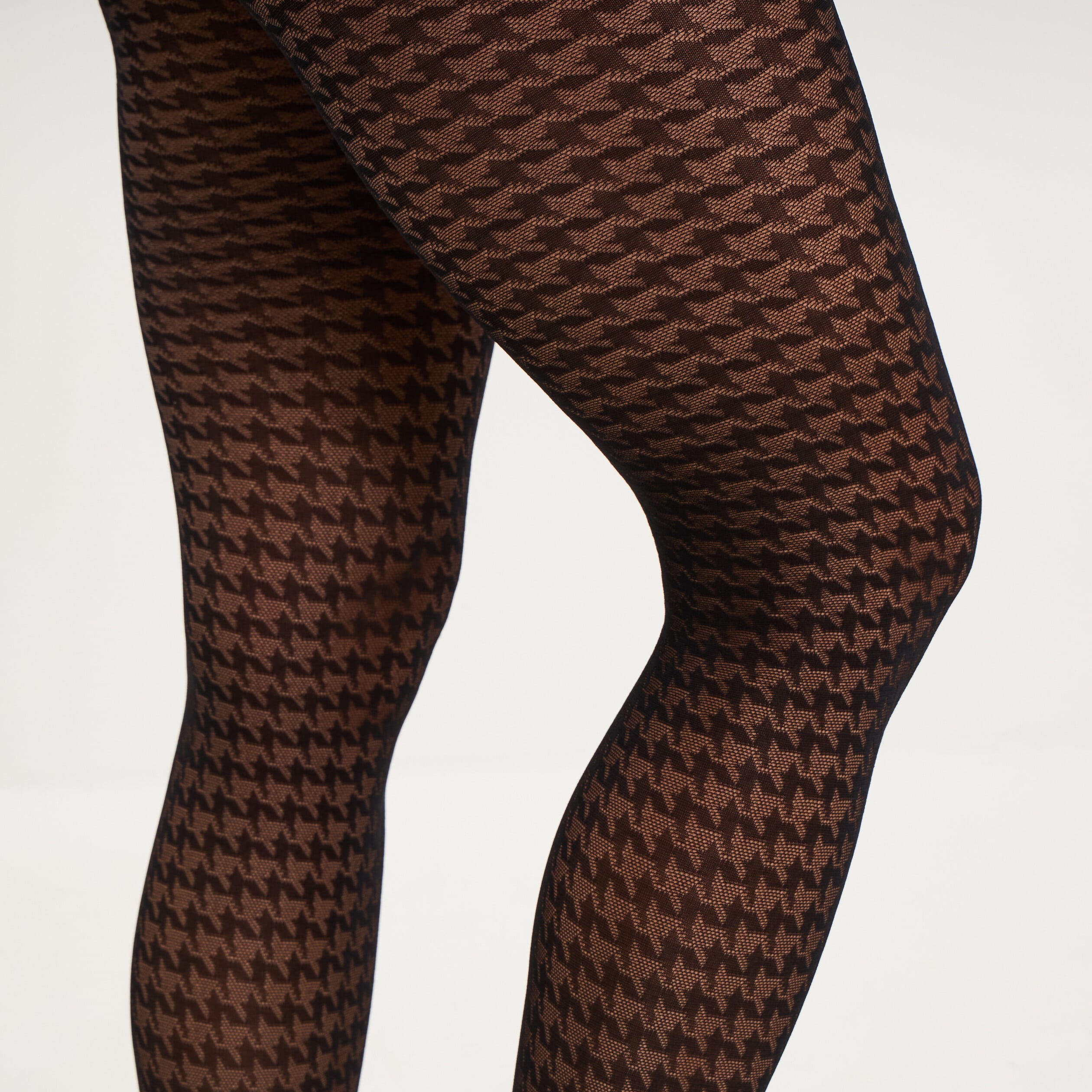 Collants fantaisie 30D noir femme