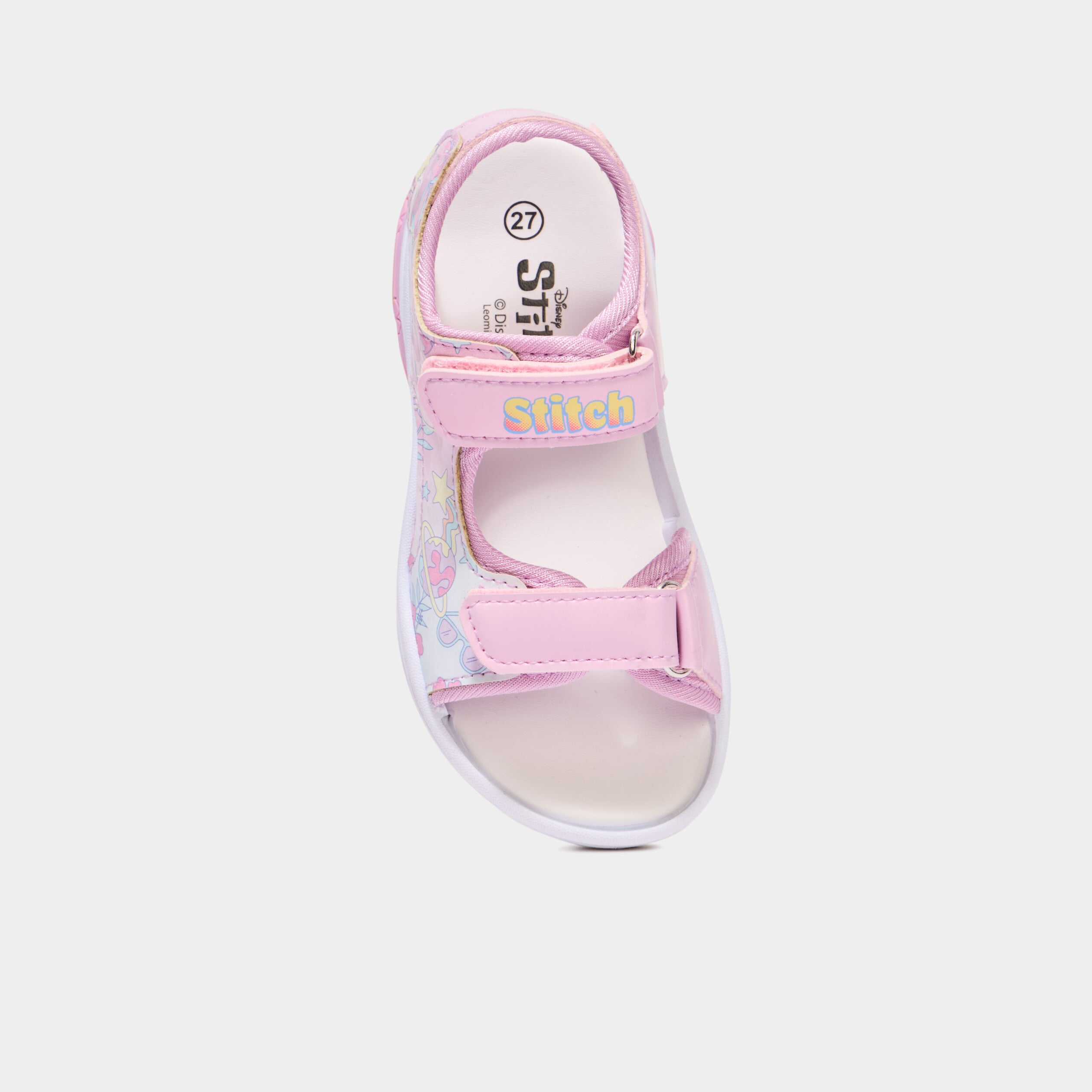 Sandales semelles lumineuses Stitch bleu fille