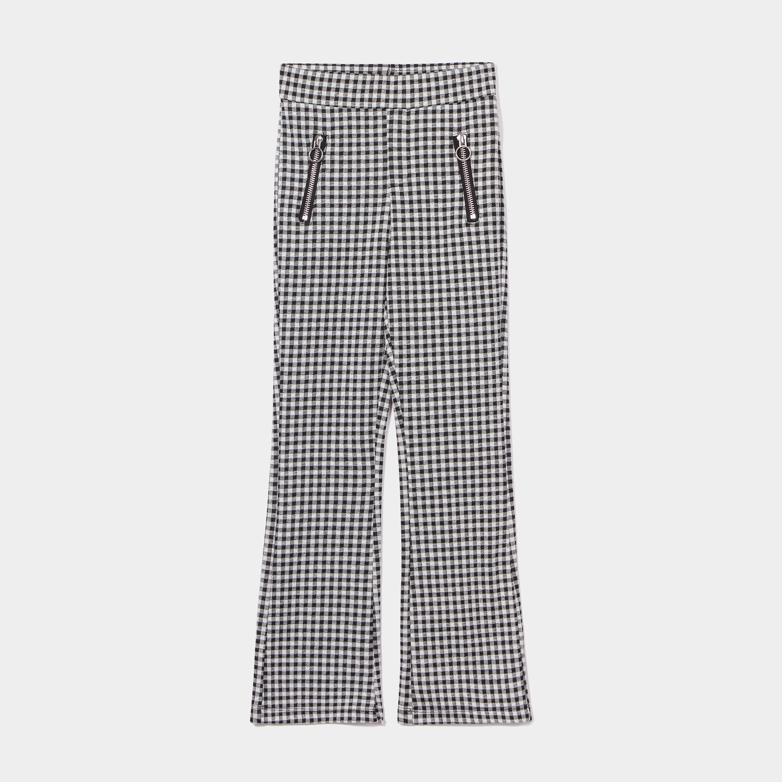 tregging flare poches zippees ecru fille Tregging flare poches zippées ecru fille