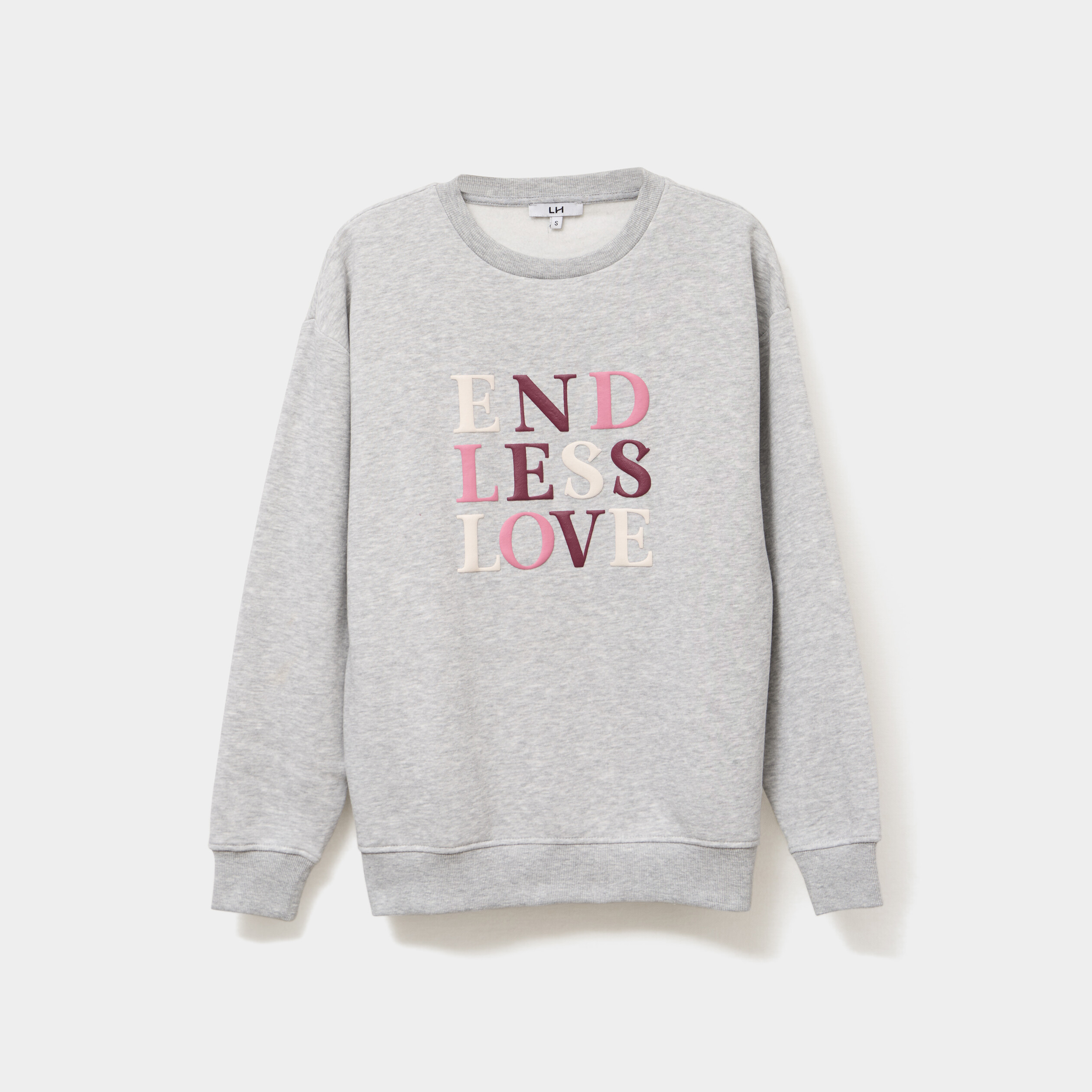 sweat col rond manches longues gris femme Sweat col rond manches longues gris femme