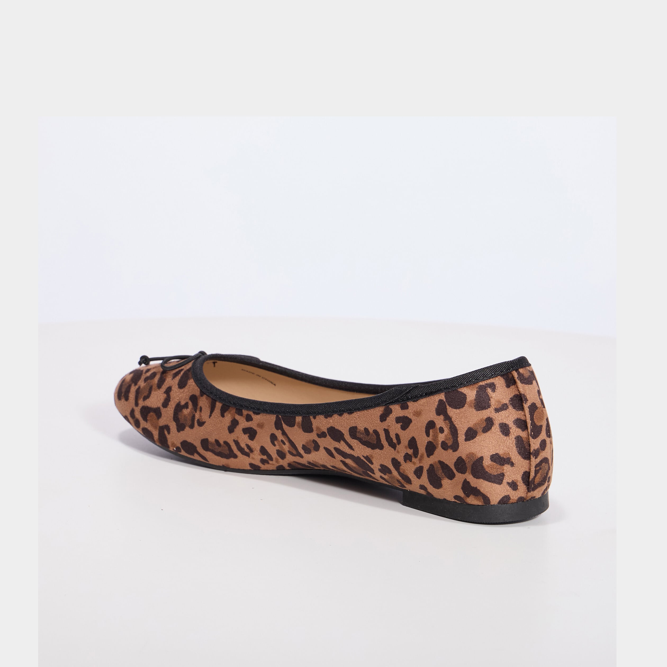 Ballerines plates avec noeuds multicolore femme