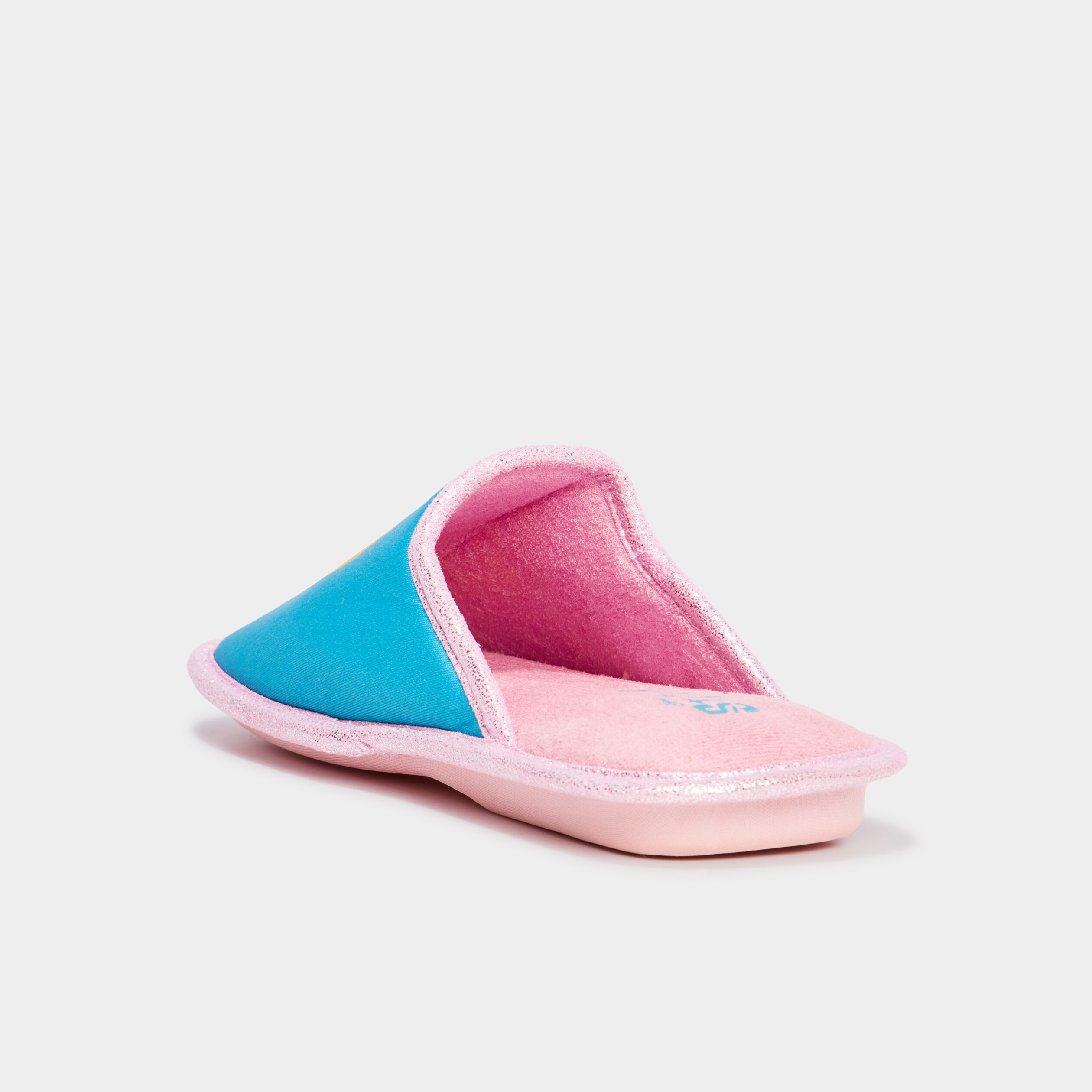 Chaussons mules Stitch bleu femme La Halle