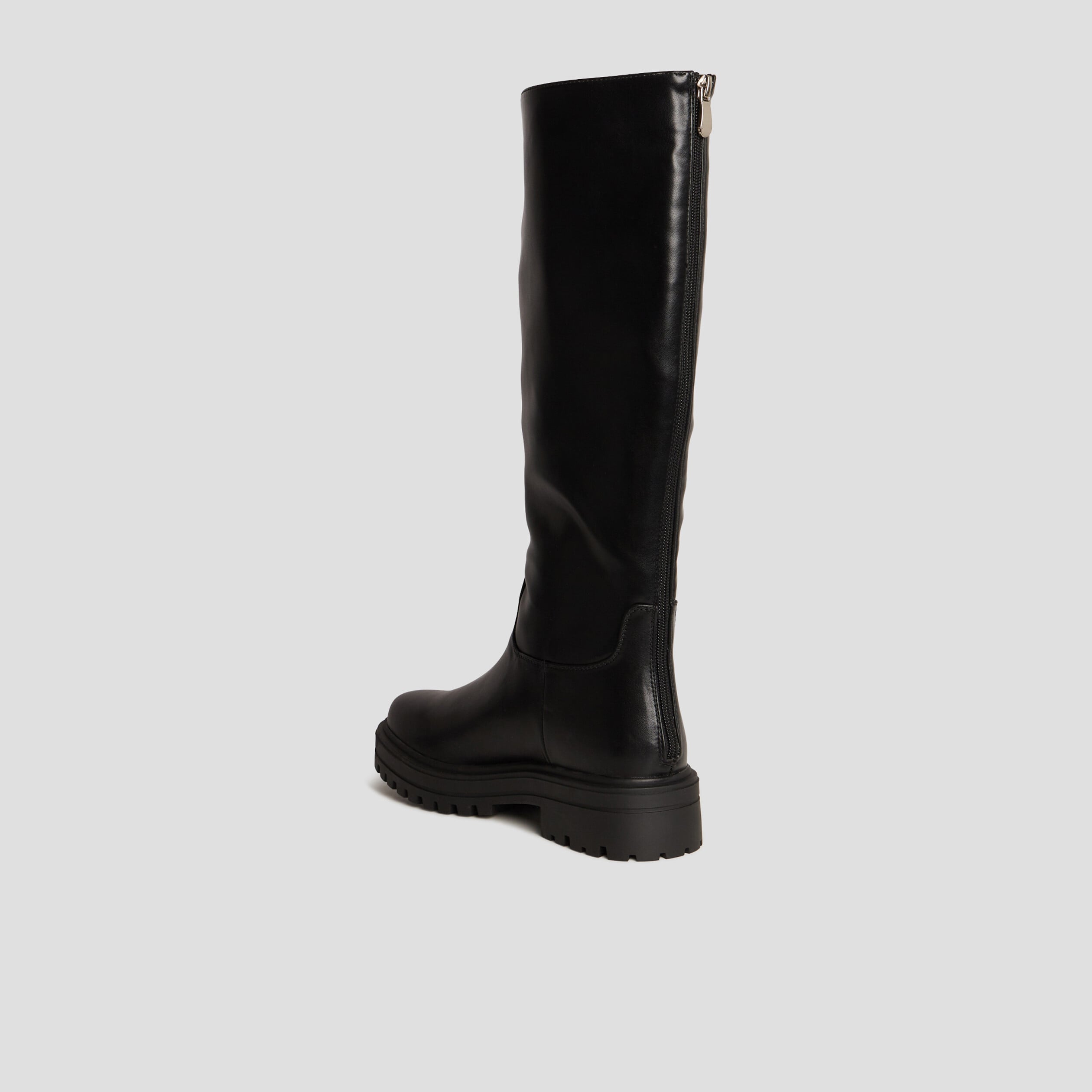 Bottes semelle chunky noir femme