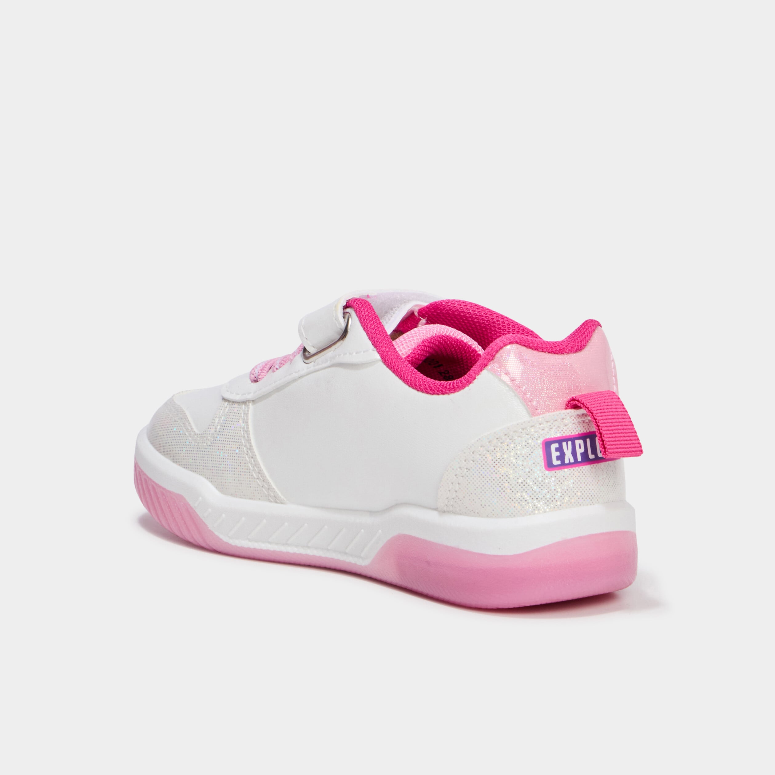 Baskets lumineuses Dora l'exploratrice blanc fille