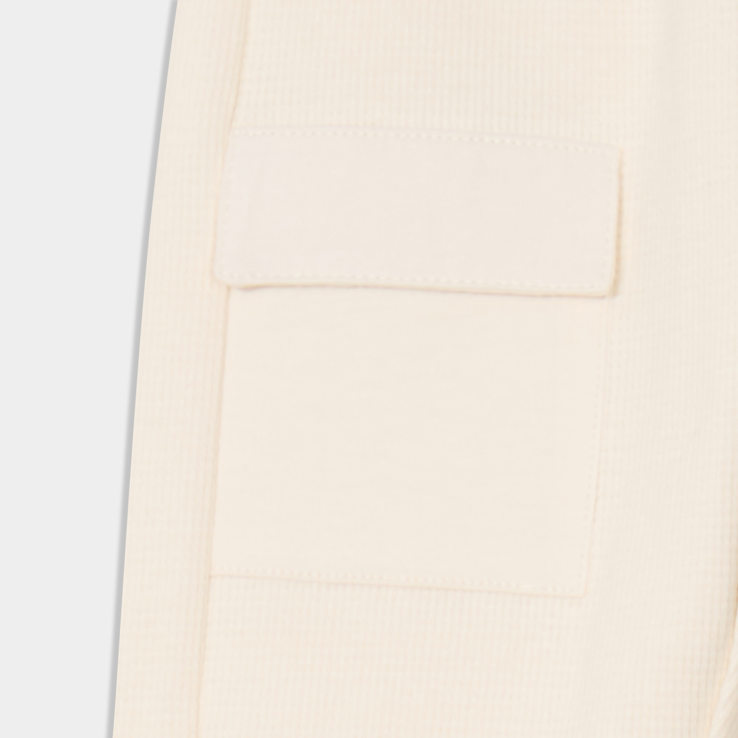 Pantalon droit bas resserr&eacute; coton ecru b&eacute;b&eacute; gar&ccedil;on
